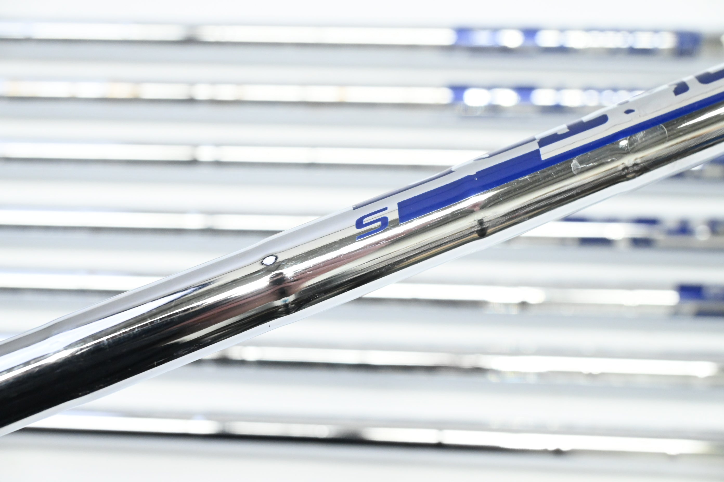 Ping i210 Irons / 3-PW / Green Dot / Stiff Flex Ping AWT 2.0 Shafts