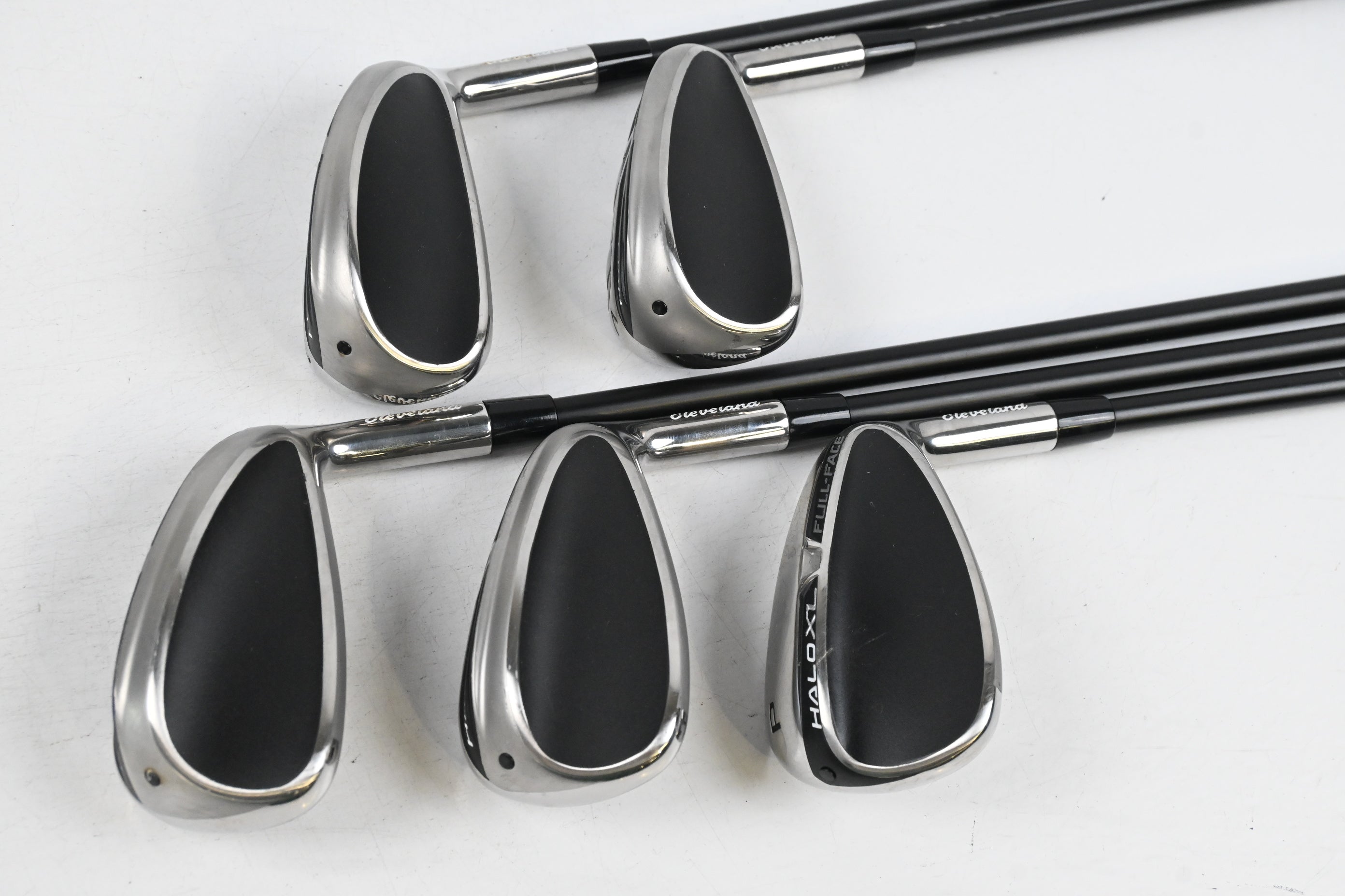Cleveland Halo XL Full Face Irons / 6-PW / Regular Flex UST Mamiya Helium 60