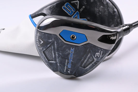 Callaway Paradym Ai Smoke Max #3HL Wood / 16.5 Degree / Stiff Flex Denali Black