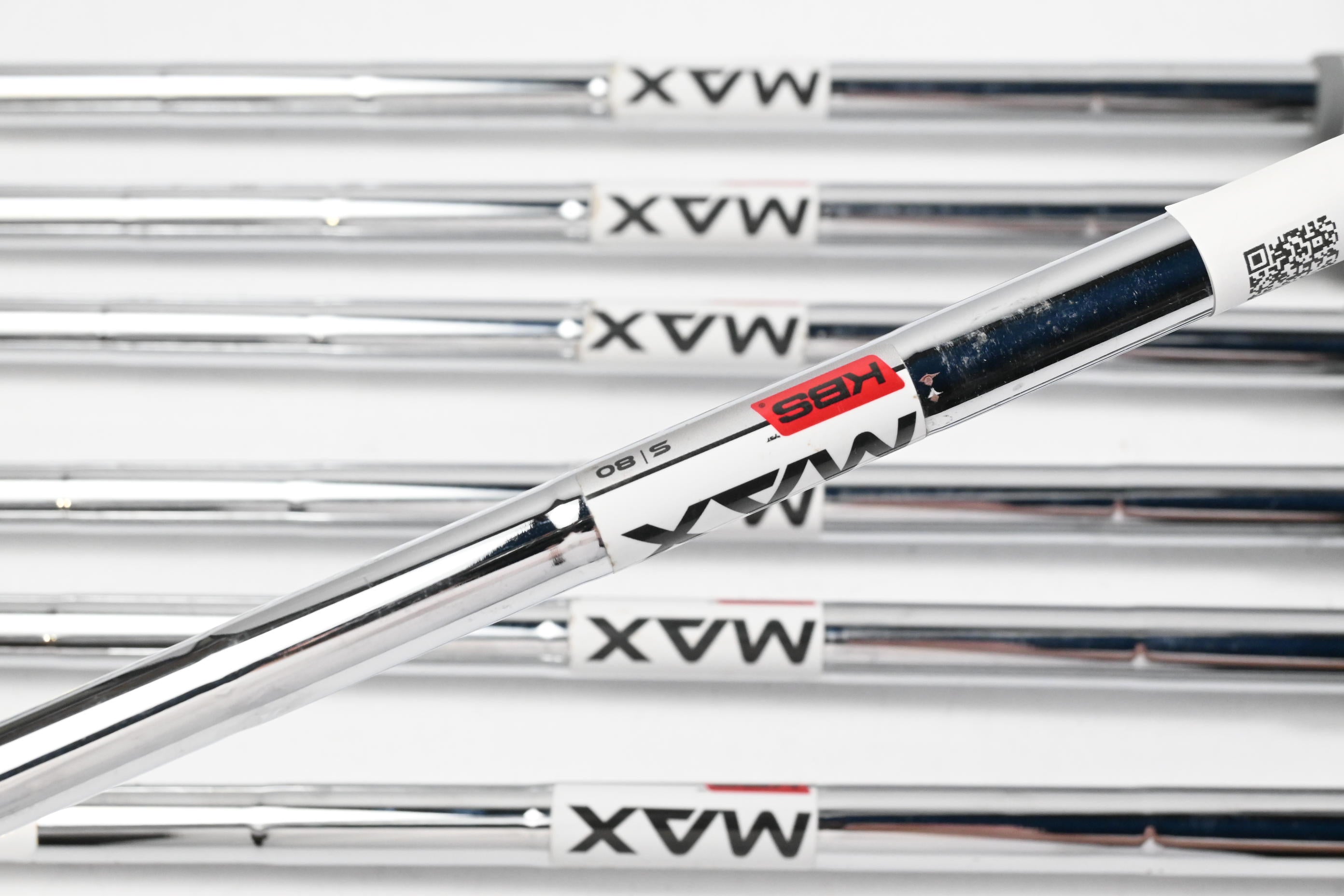 Tour Edge EXS 220 Irons / 5-PW+GW / Stiff Flex KBS MAX 80 Shafts