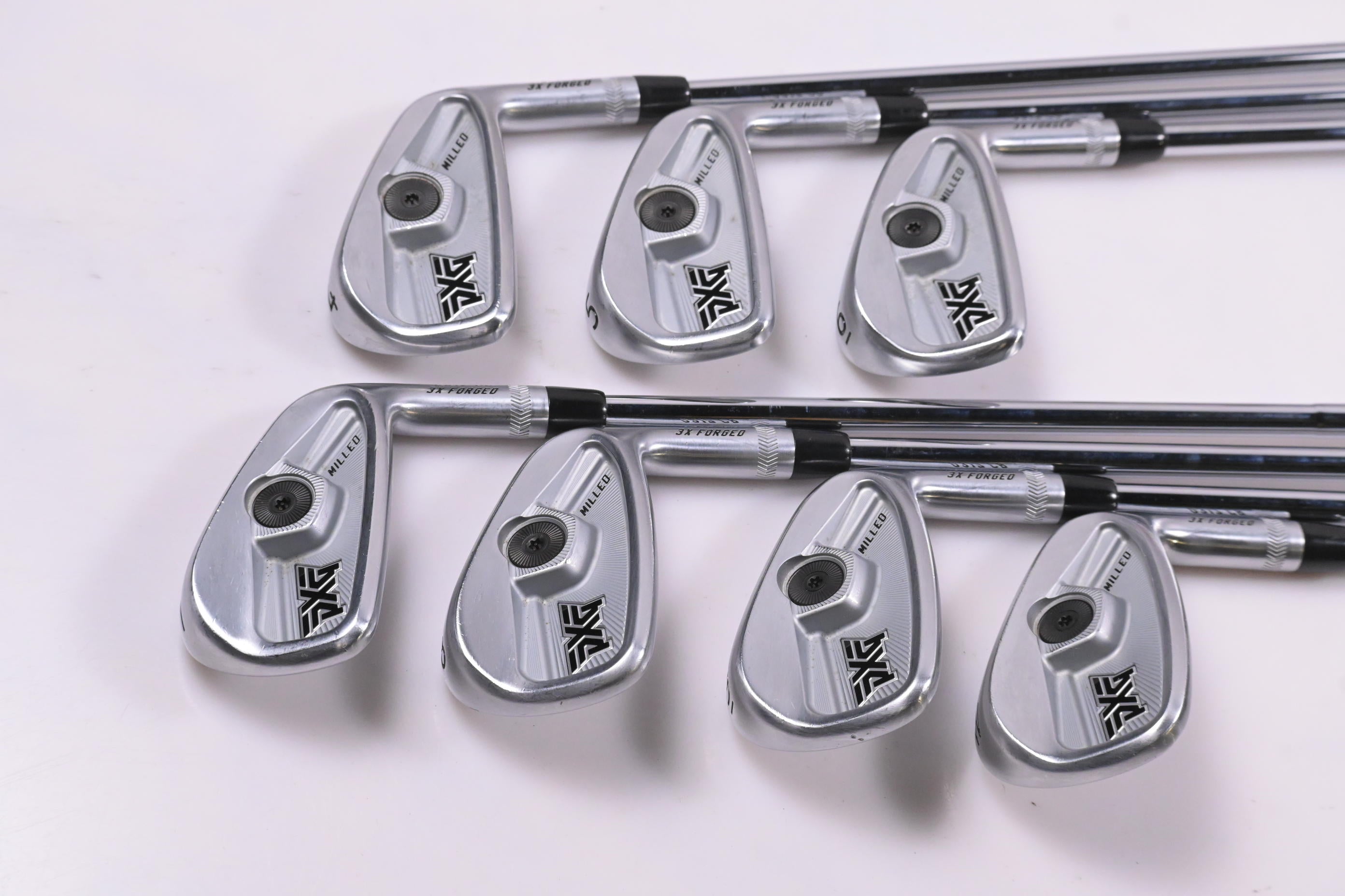 PXG 0317 CB Milled Irons / 4-PW / Stiff Flex Elevate Tour Shafts