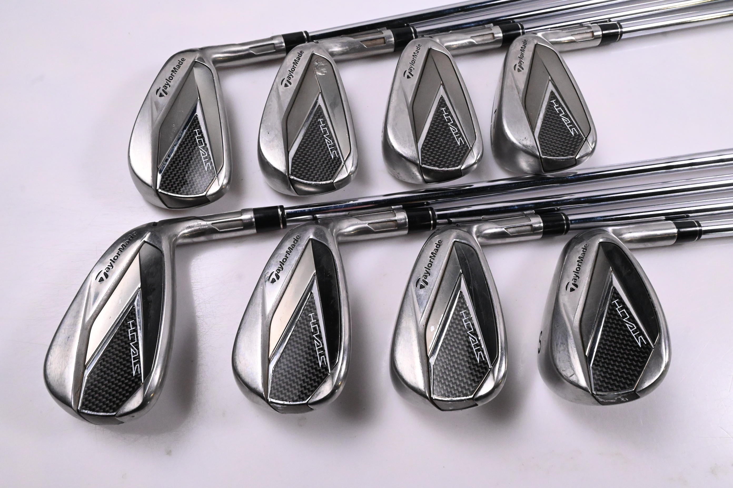 Taylormade Stealth Irons / 4-PW+SW / Regular Flex KBS MAX MT 85 Shafts