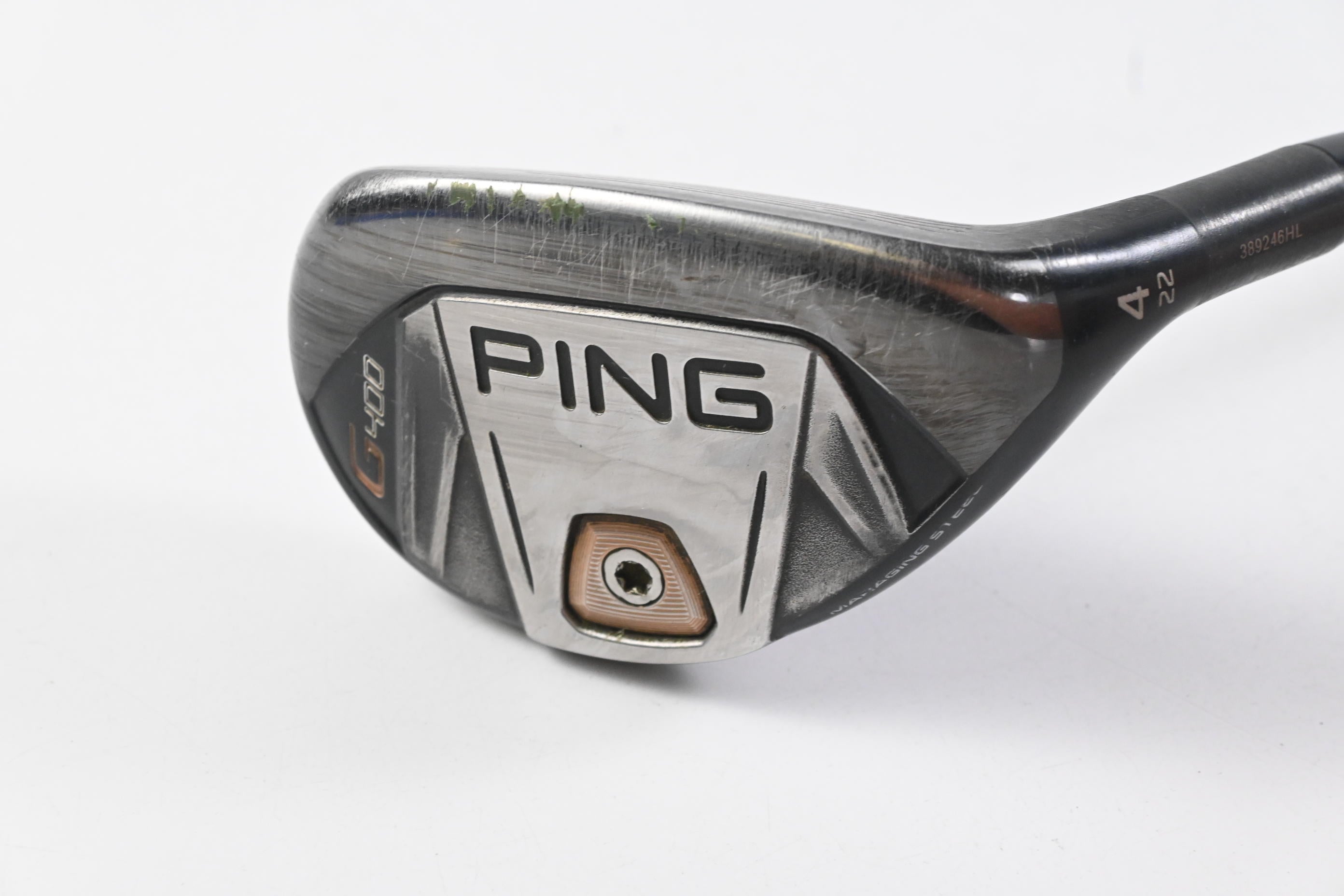 Ping G400 #4 Hybrid / 22 Degree / Stiff Flex Ping Alta CB 70 Shaft