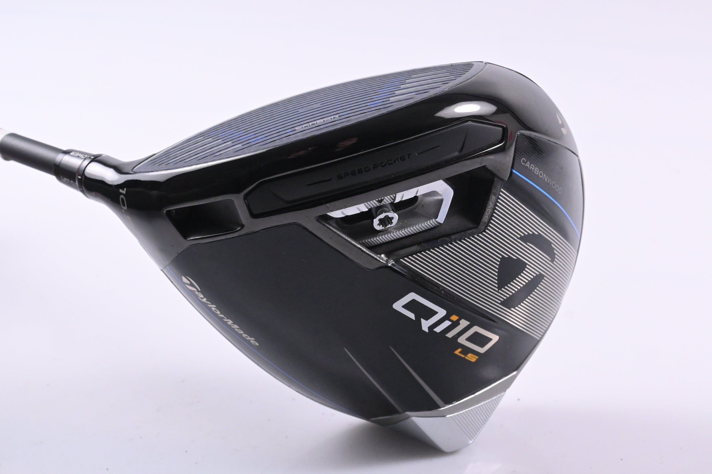 Left Hand Taylormade Qi10 LS Driver / 10.5 Degree / Regular Flex Tensei AV Blue