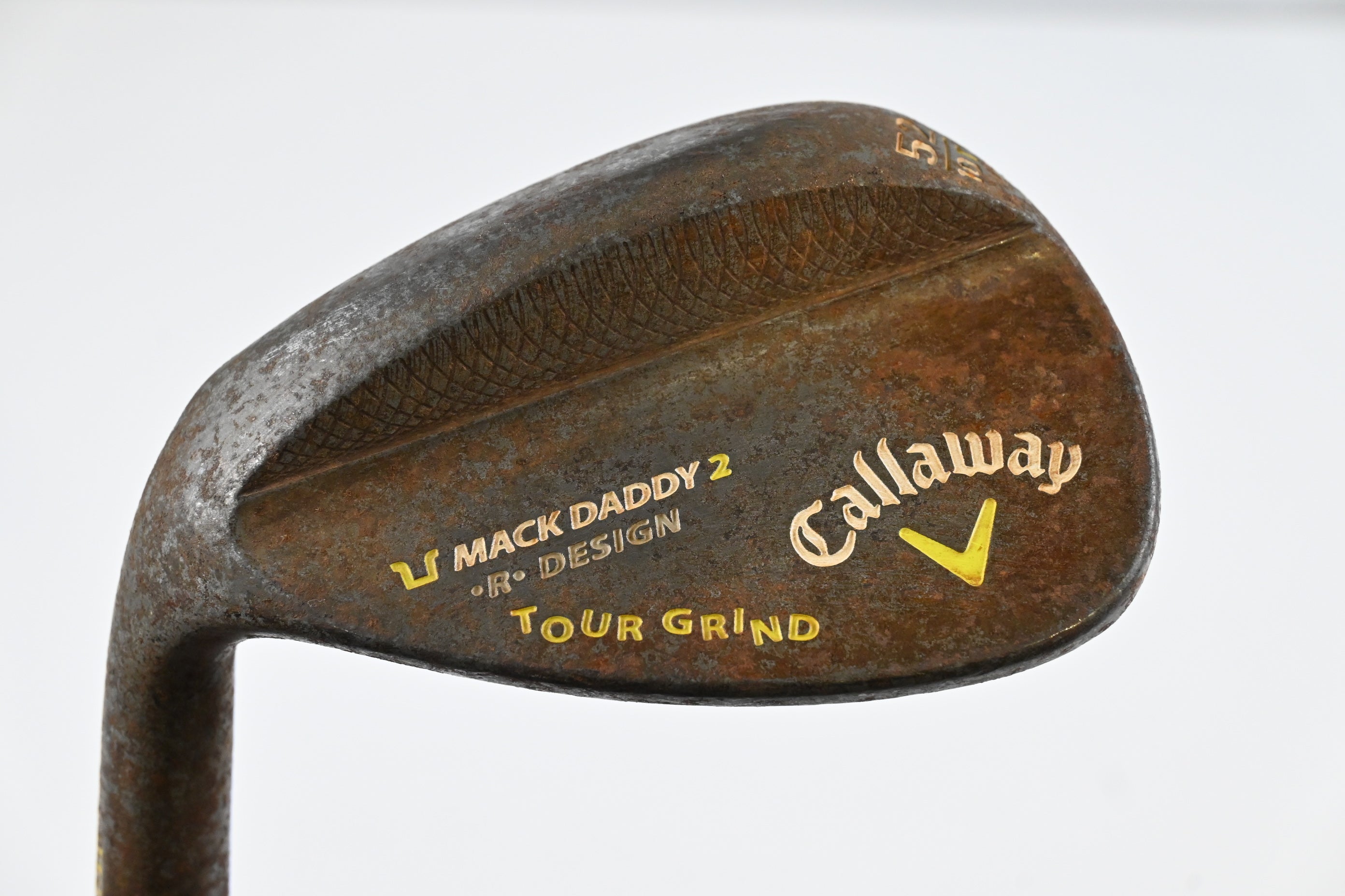 Left Hand Callaway Mack Daddy 2 Tour Grind Gap Wedge / 52 Degree / Stiff Flex