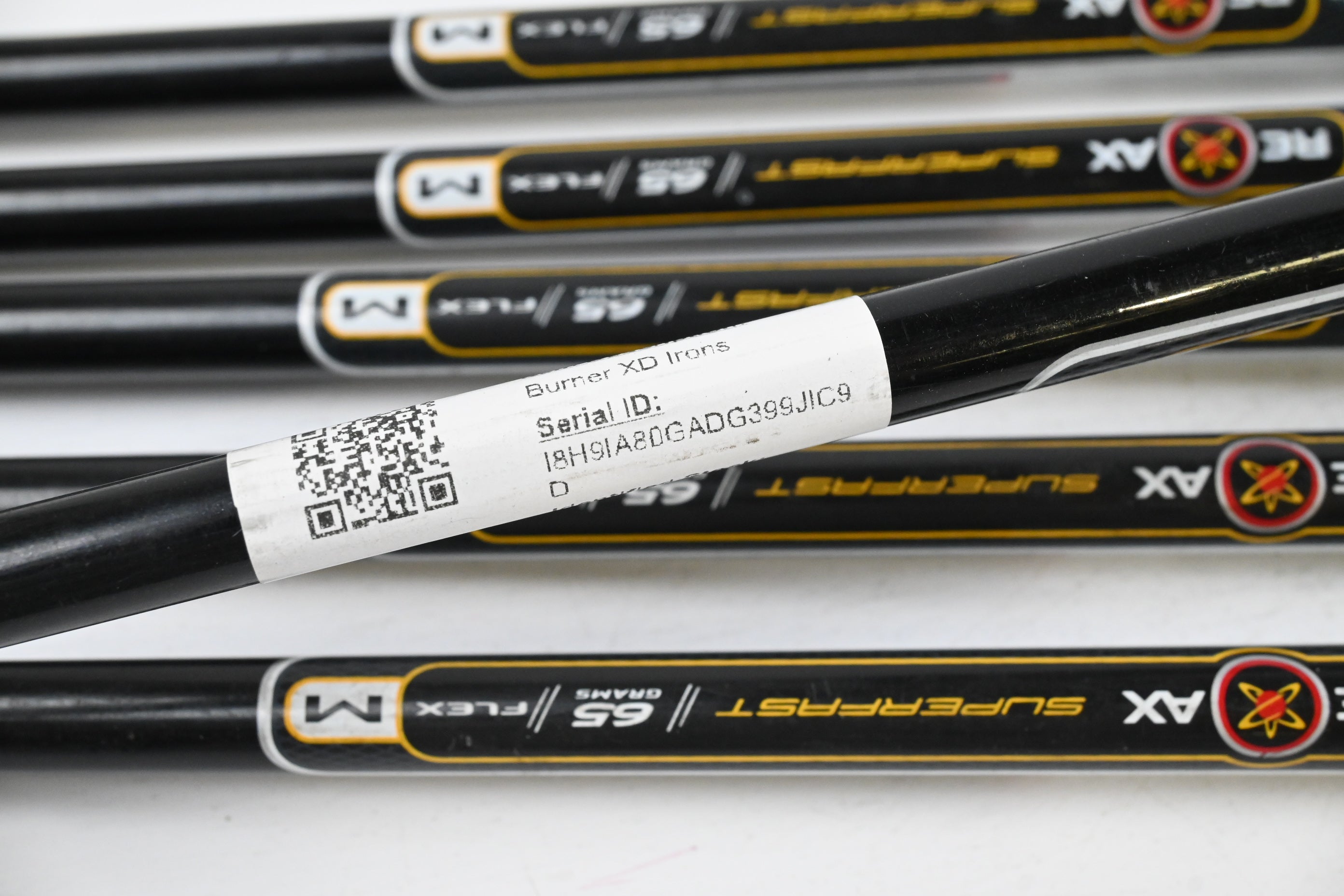 Taylormade Burner XD Irons / 5-PW / Senior Flex Taylormade Reax 65 Shaft