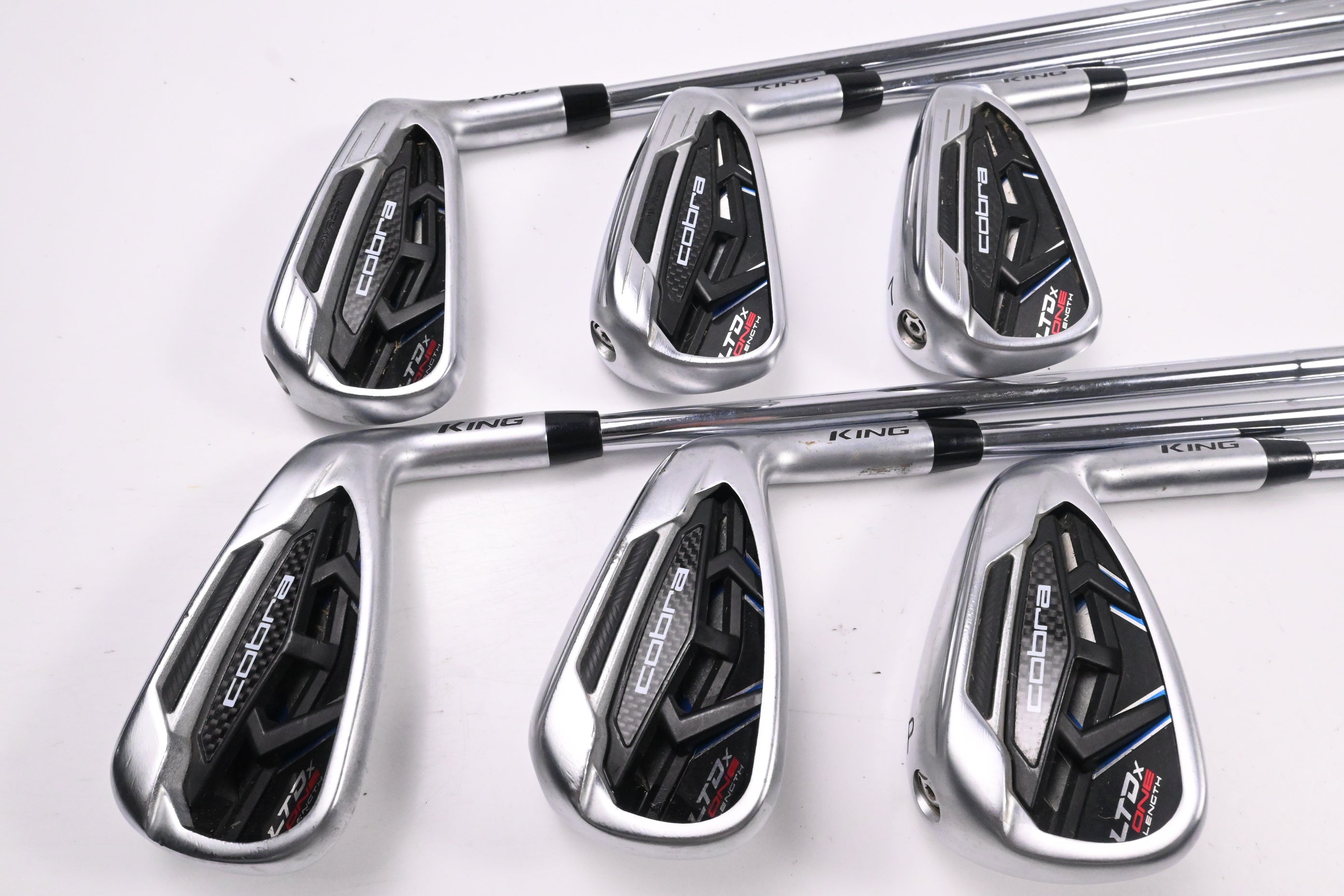 Cobra LTDx One Length Irons / 5-PW / Regular Flex KBS Tour 90 Shafts