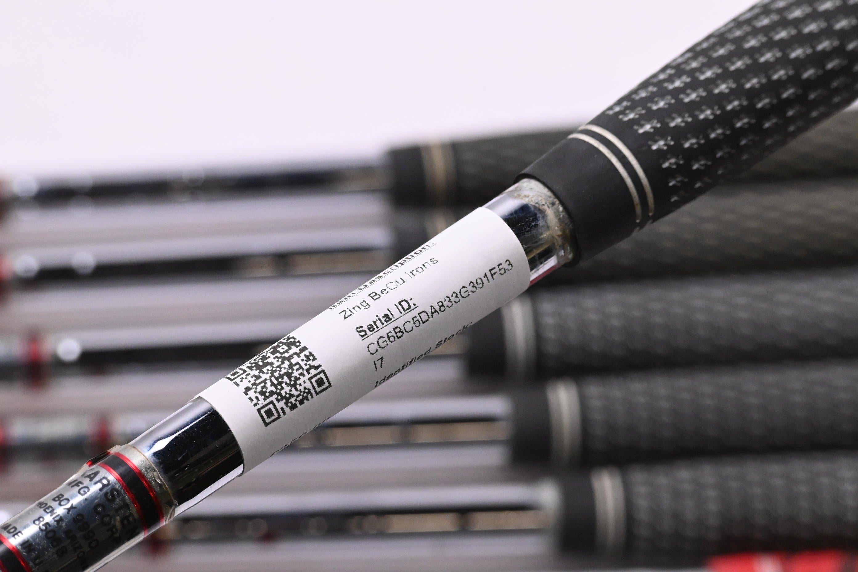 Ping Zing BeCu Irons / 3-PW+SW / Red Dot / Stiff Flex Ping JZ Shafts