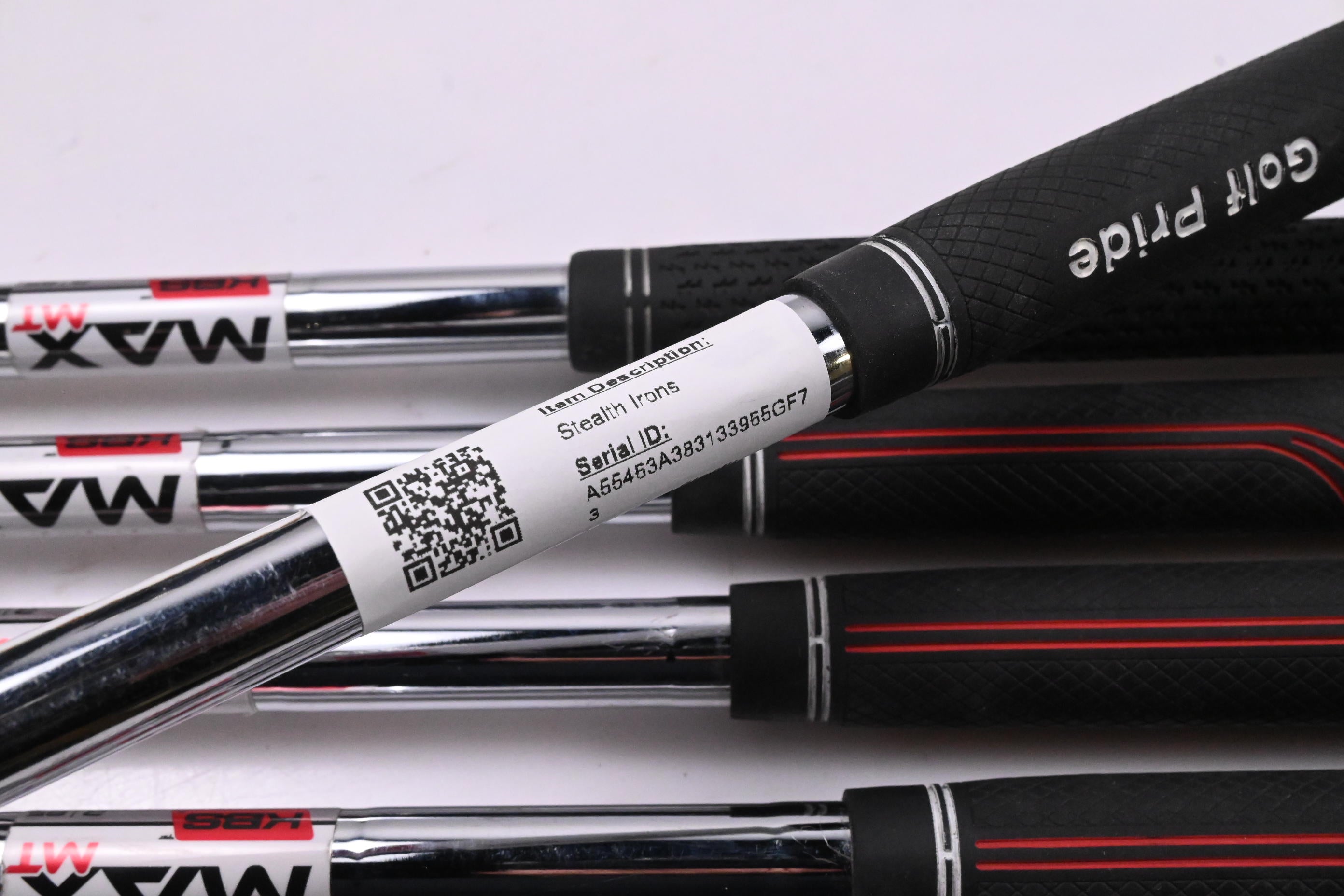 Taylormade Stealth Irons / 4-PW+SW / Regular Flex KBS MAX MT 85 Shafts