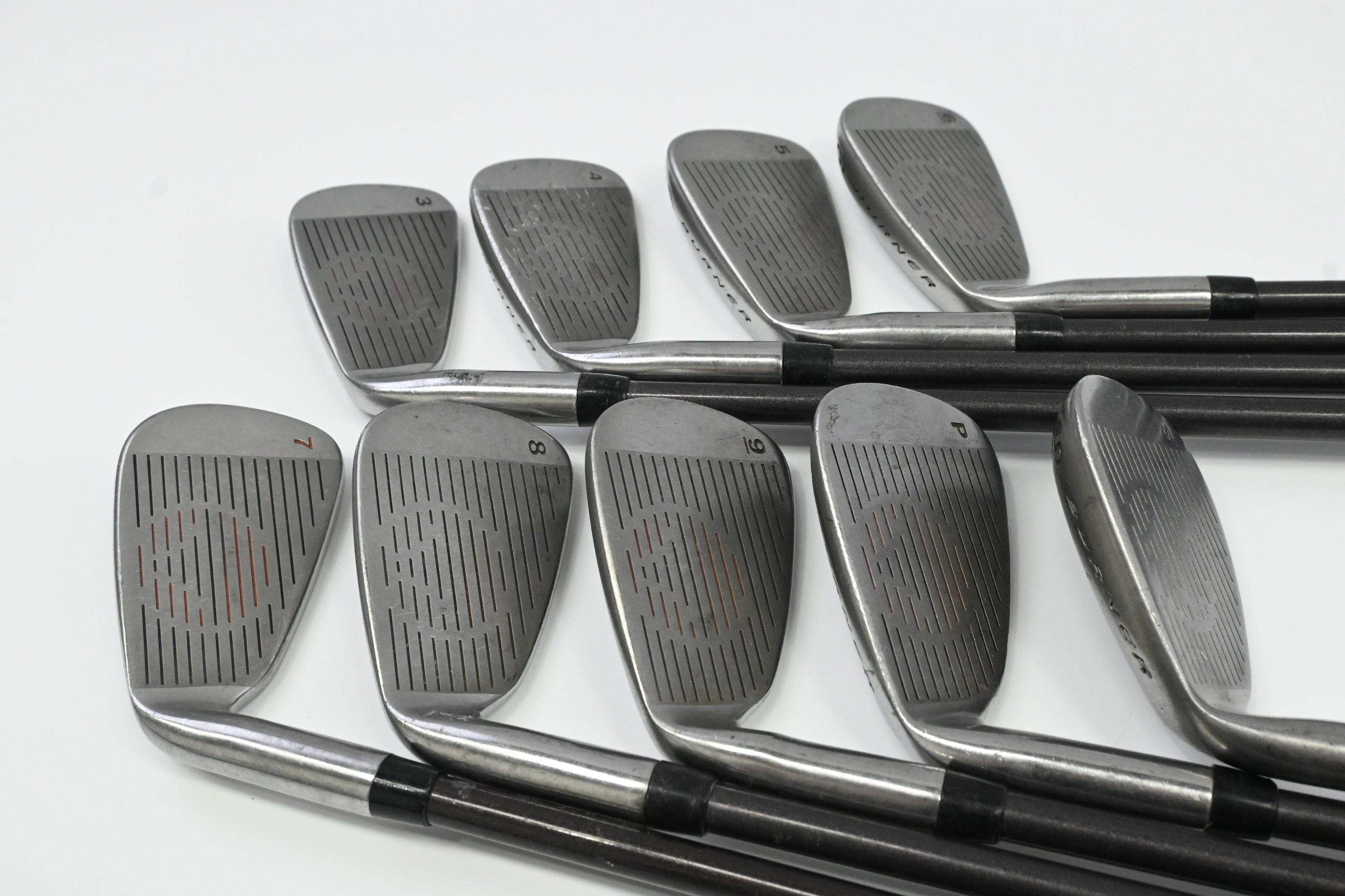 Taylormade Burner LCG Irons / 3-PW+SW / Stiff Flex Taylormade Bubble 2 90 Shafts