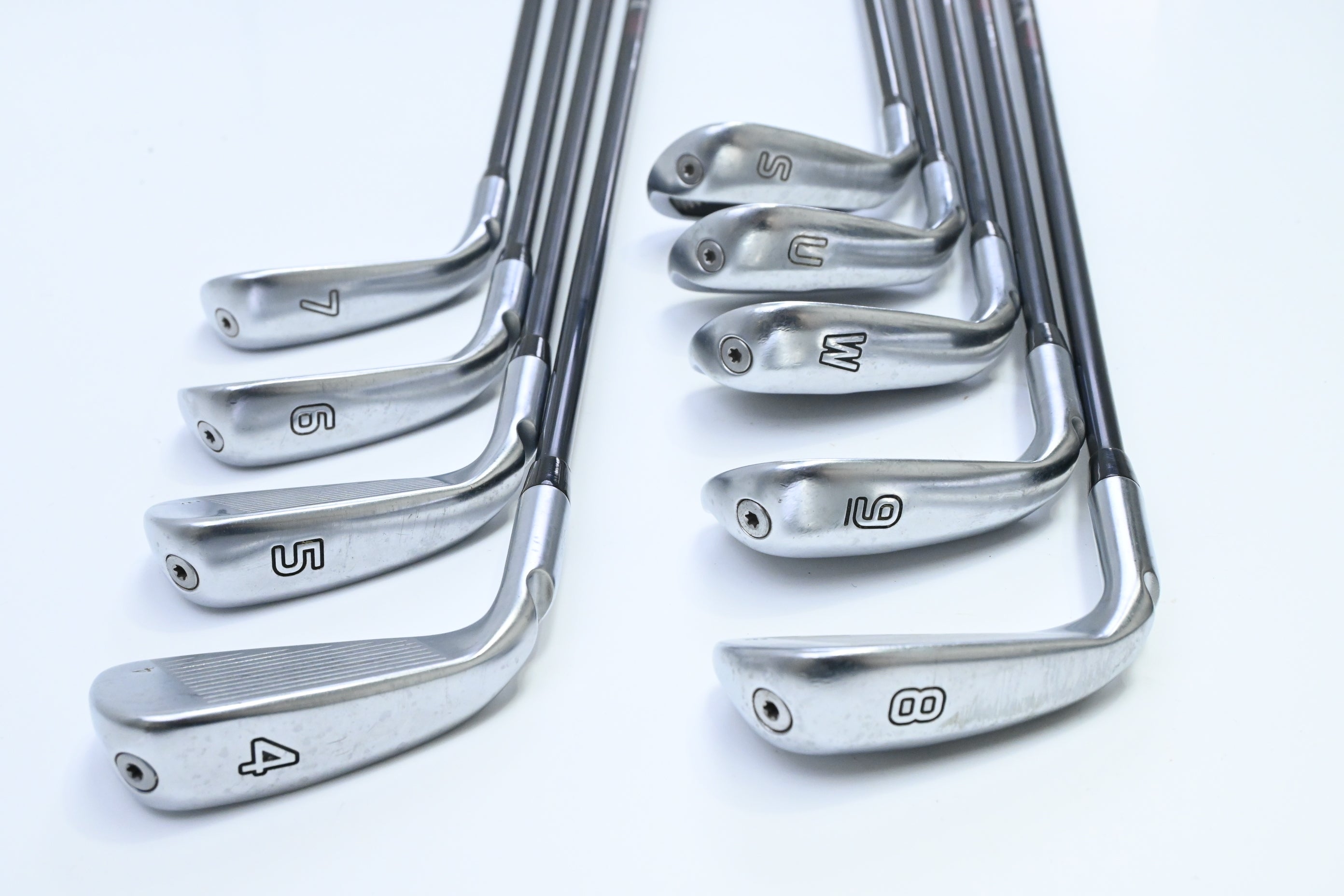 Ping G410 Irons / 4-PW+UW+SW / Red Dot / Senior Flex Ping Alta CB Red Shafts