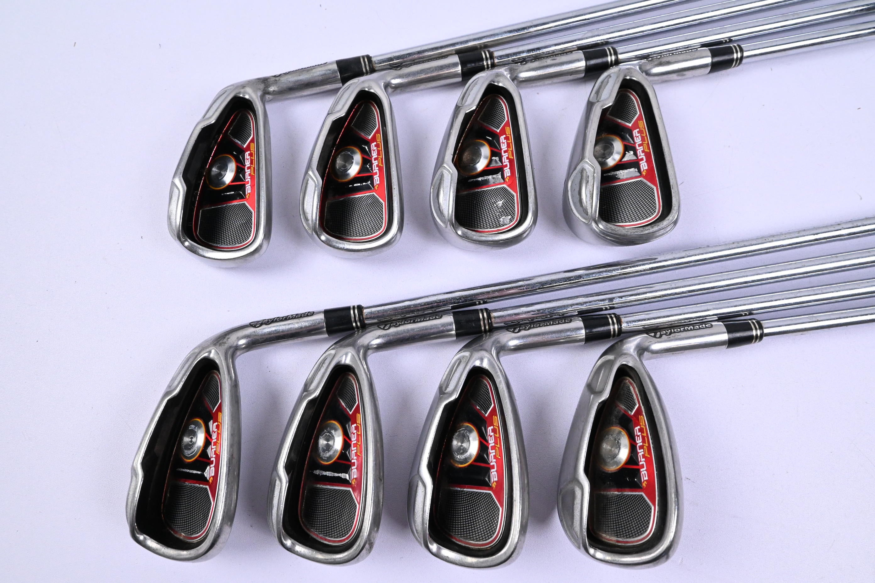 Taylormade Burner Plus Irons / 4-PW+SW / Regular Flex Burner 85 Shafts