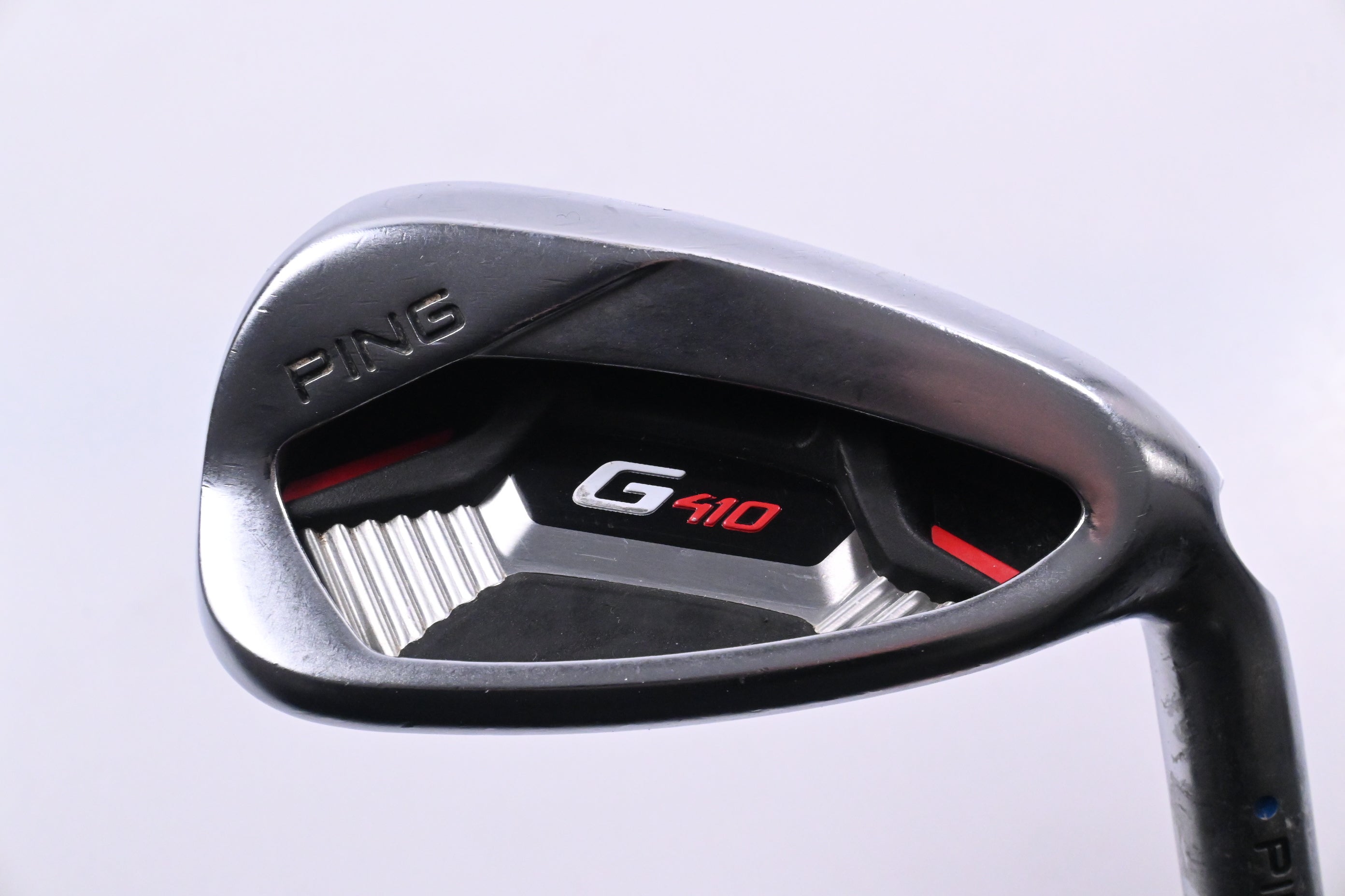 Ping G410 Pitching Wedge / 44.5 Degree / Blue Dot / Stiff Flex Ping Tour Chrome
