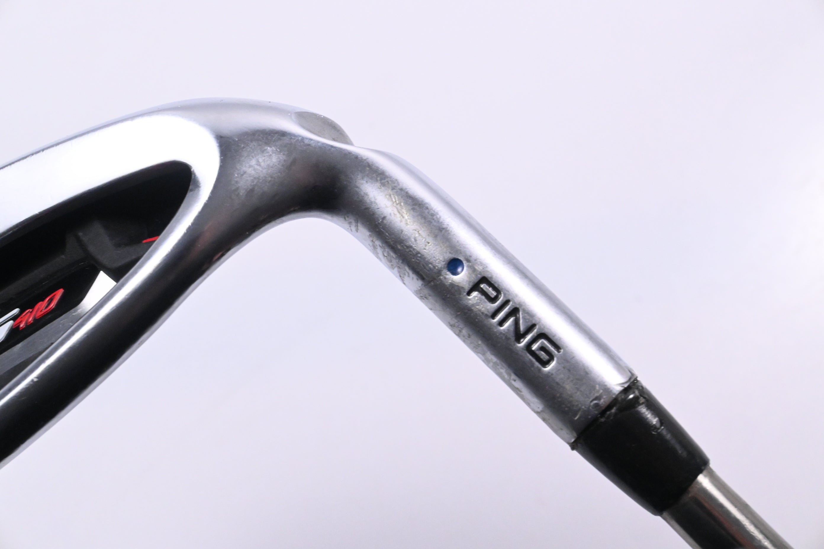 Ping G410 Pitching Wedge / 44.5 Degree / Blue Dot / Stiff Flex Ping Tour Chrome