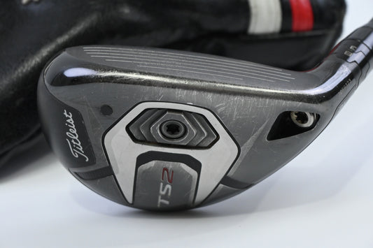 Titleist TS2 #3 Hybrid / 21 Degree / Stiff Flex HZRDUS Smoke Black 80 Shaft