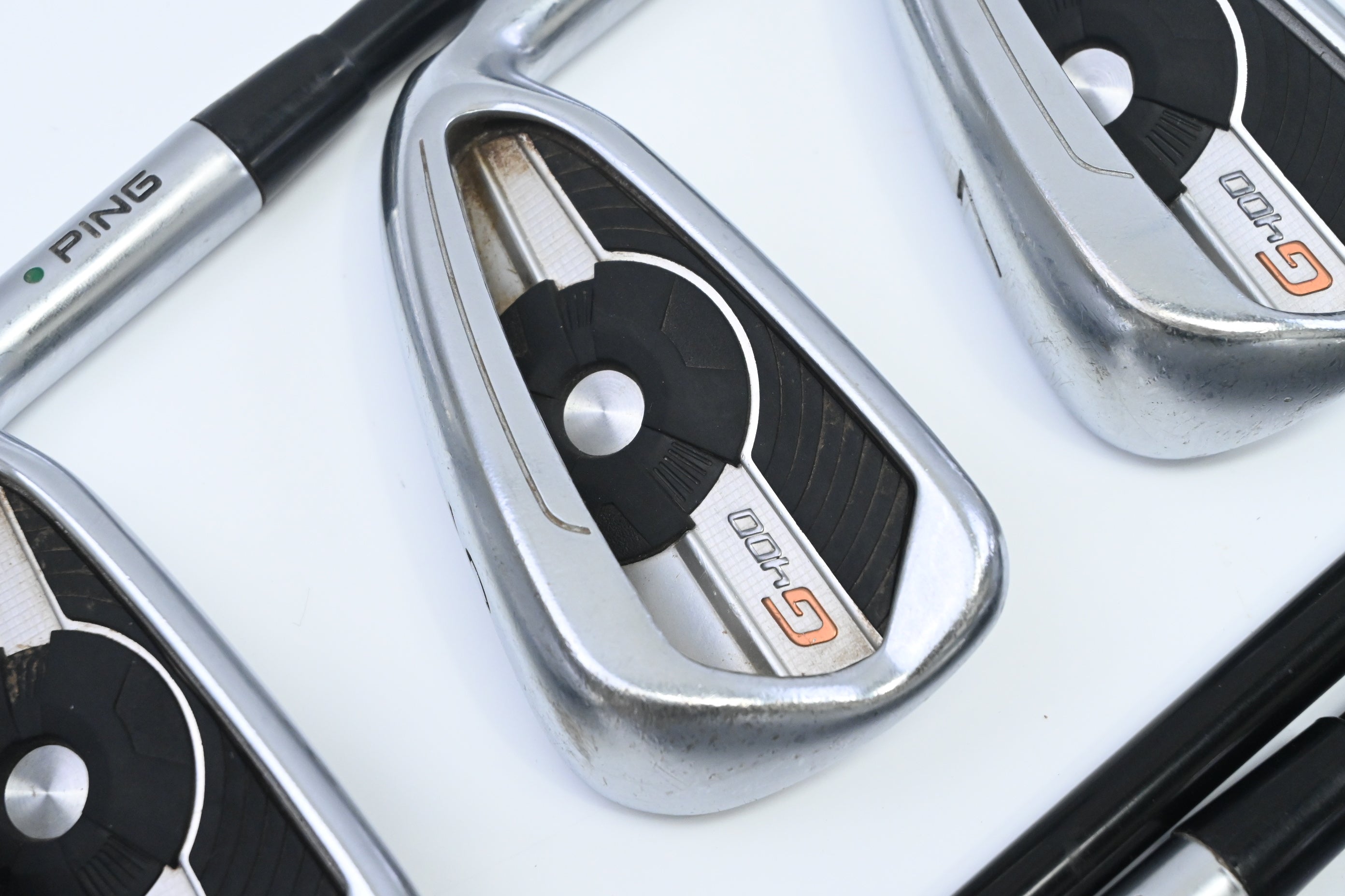 Ping G400 Irons / 5-PW+SW / Green Dot / Regular Flex Ping Alta CB Shafts