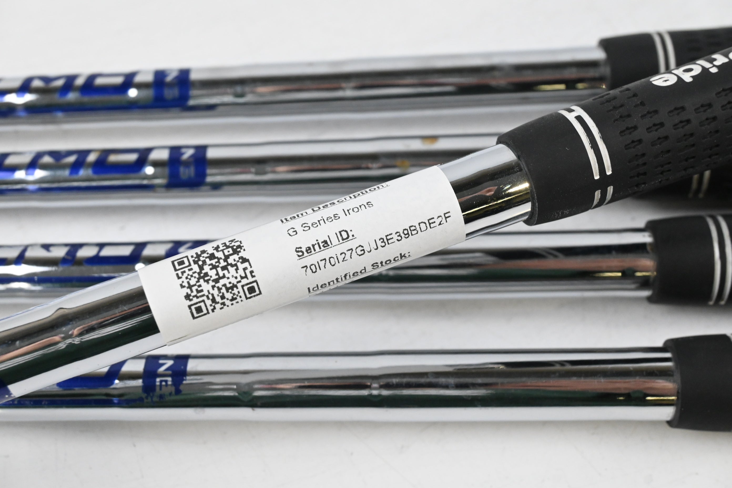 Ping G Series Irons / 5-9i / Blue Dot / Regular Flex Ping AWT 2.0 Shafts