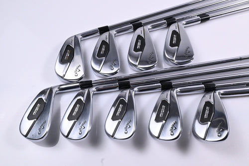 Callaway Rogue ST Pro Irons / 3-PW+AW / Regular Flex Elevate MPH 95 Shafts