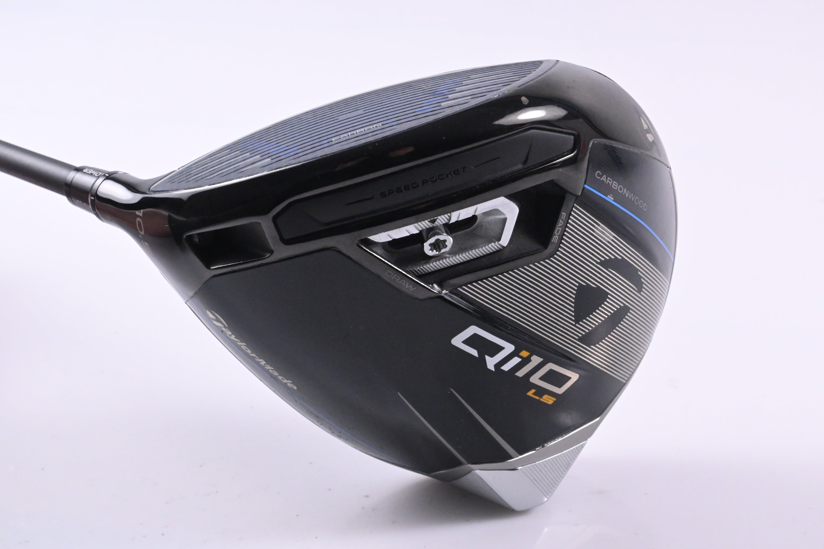 Left Hand Taylormade Qi10 LS Driver / 10.5 Degree / Regular Flex Tensei AV Blue