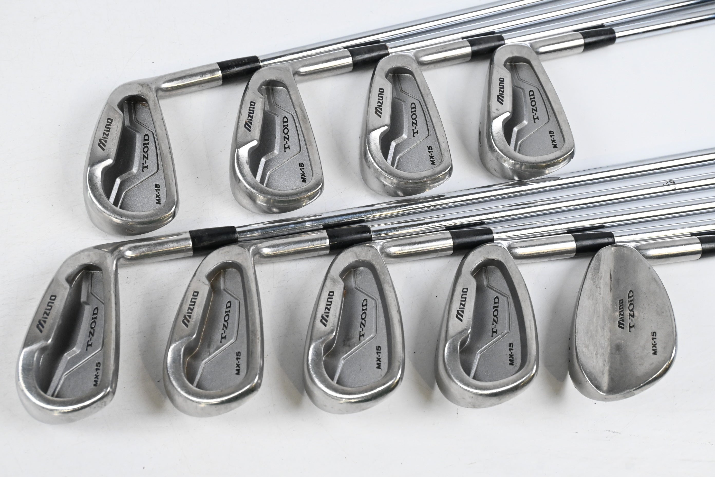 Mizuno MX-15 Irons / 3-PW+SW / Stiff Flex True Temper Release Shafts