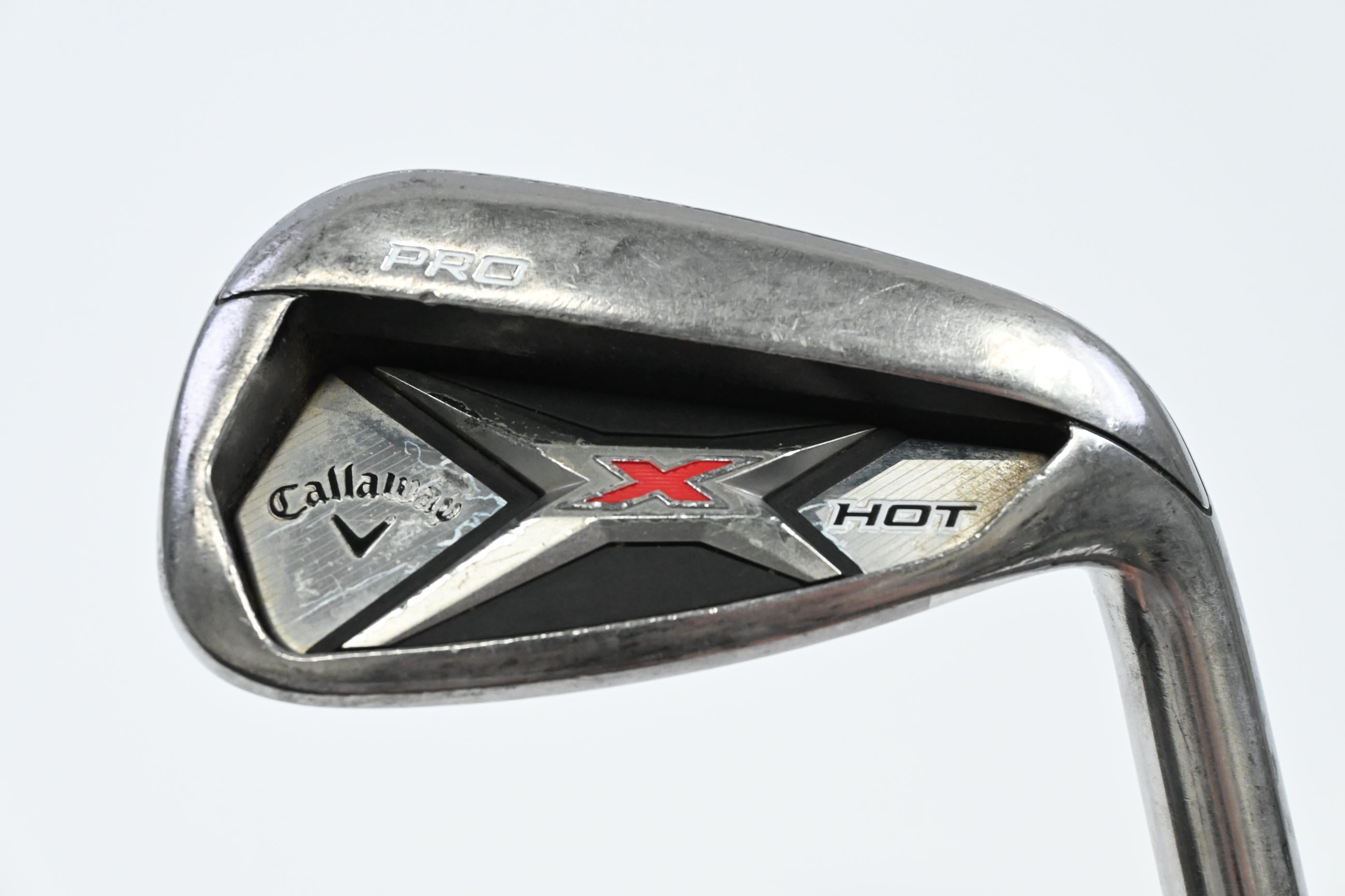 Callaway X Hot Pro #9 Iron / Stiff Flex Project X Flighted Rifle 95 Shaft