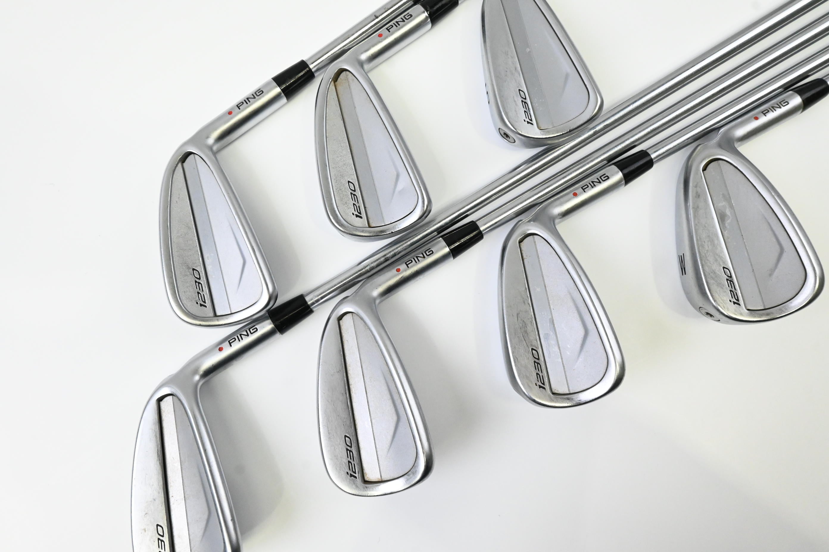 Ping i230 Irons / 4-PW / Red Dot / Stiff Flex Project X I0 110 Shafts