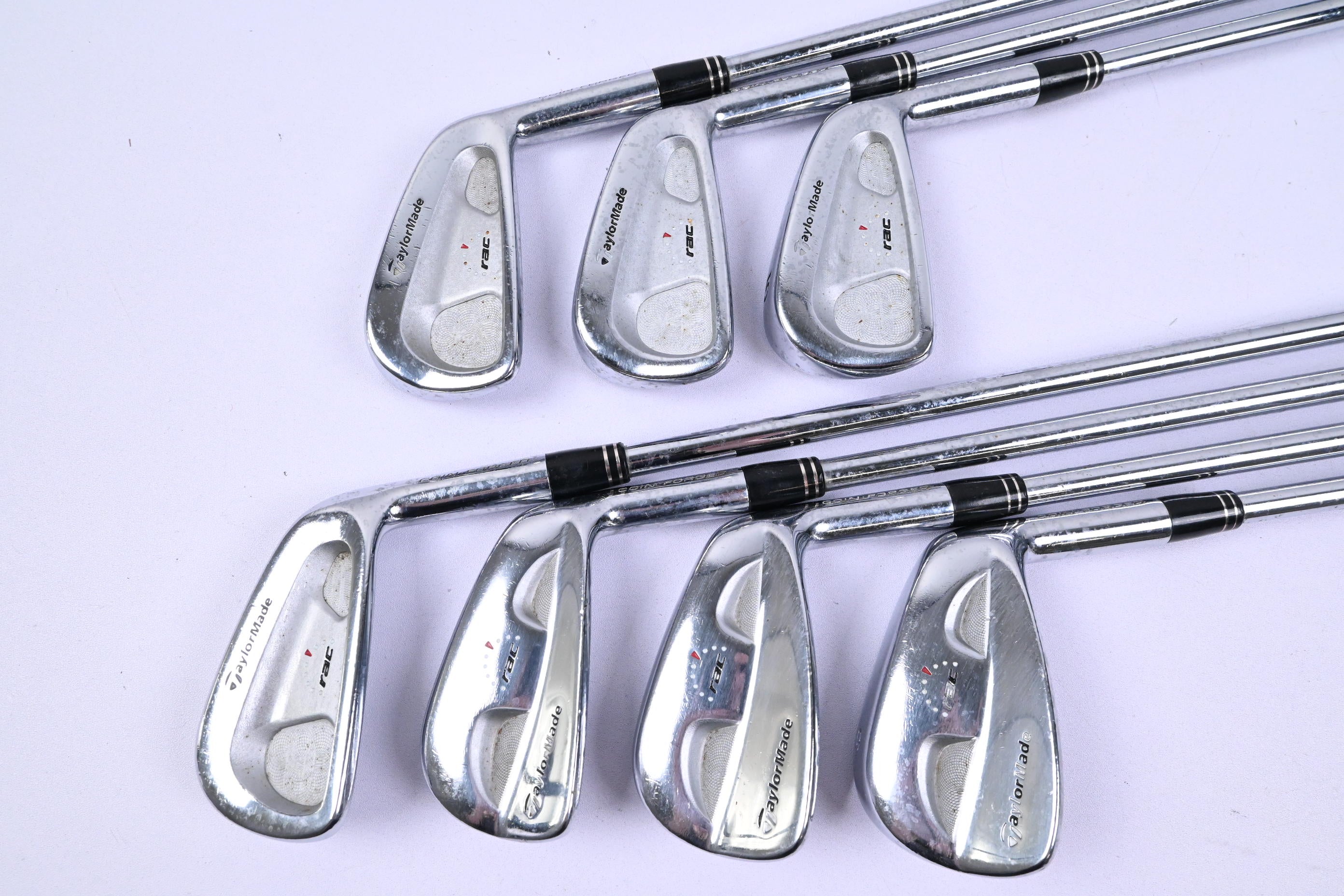 Taylormade RAC CB Coin Forged Irons / 3-9i / Regular Flex Dynamic Gold Shafts