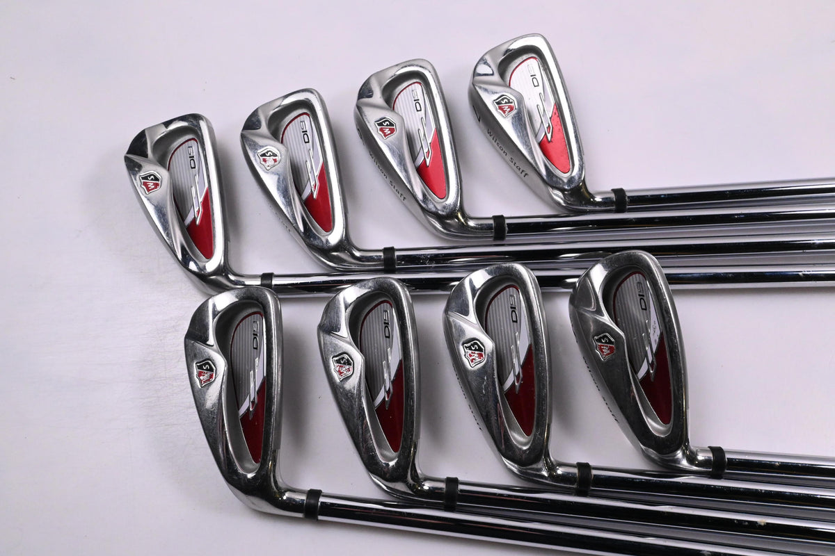 Left Hand Wilson Di9 Irons / 4-PW+SW / UniFlex TX-99 Shafts