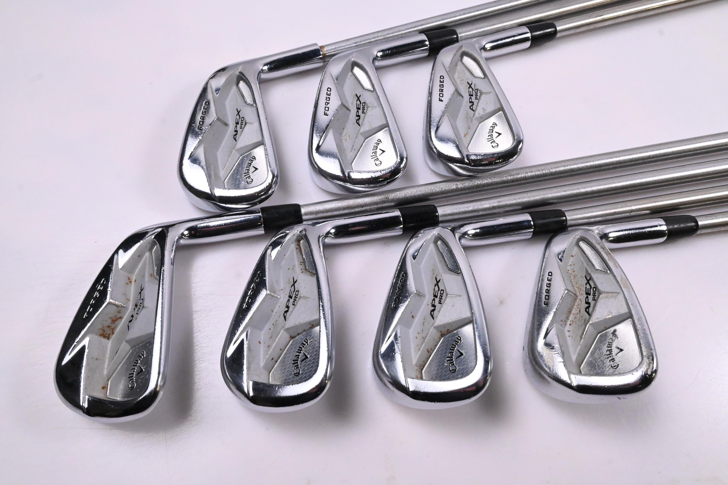 Callaway Apex Pro 19 Irons / 4-PW / X-Flex KBS Tour C-Taper 130 Shafts