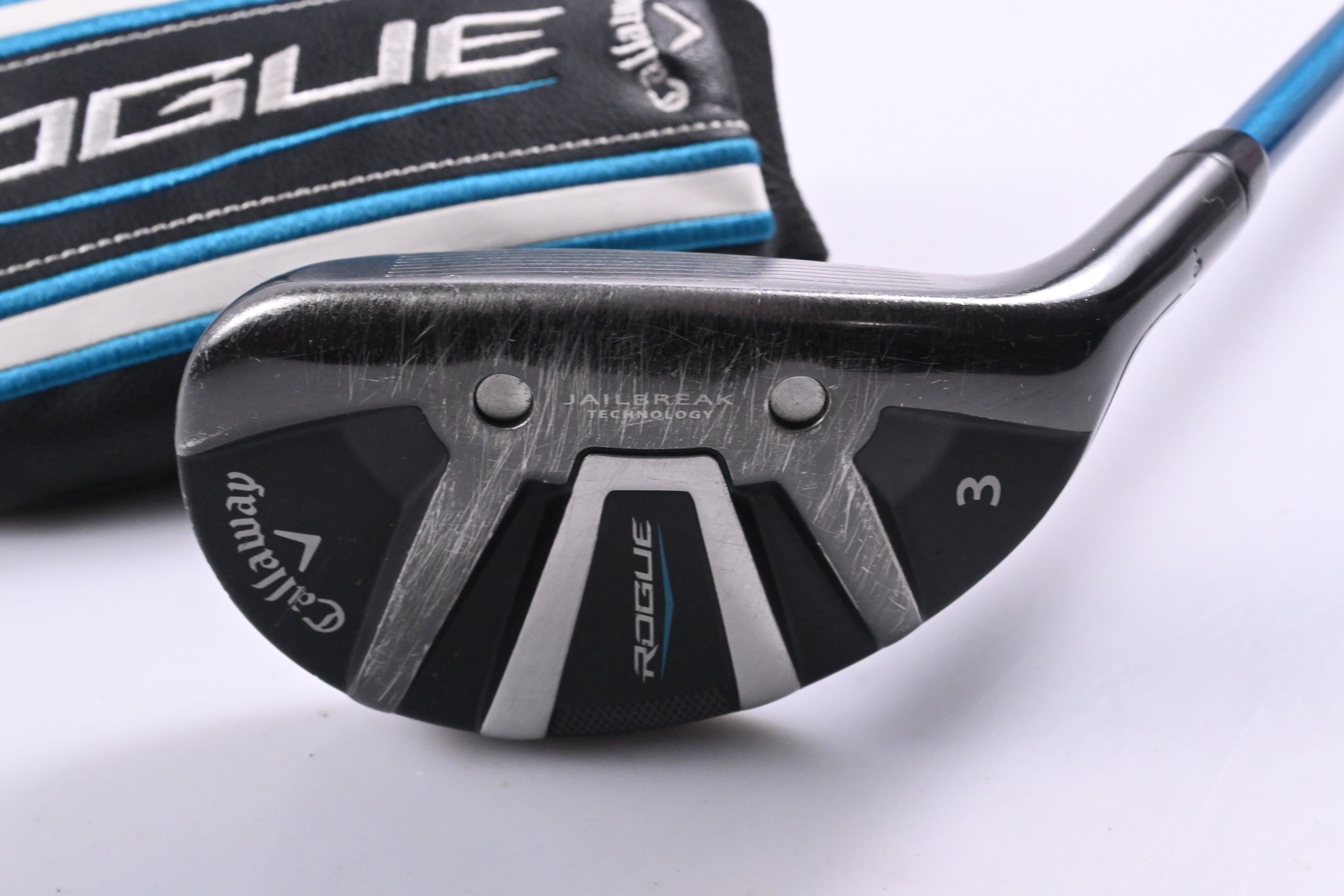 Callaway Rogue #3 Hybrid / 19 Degree / Stiff Flex EvenFlow Blue 85 Shaft