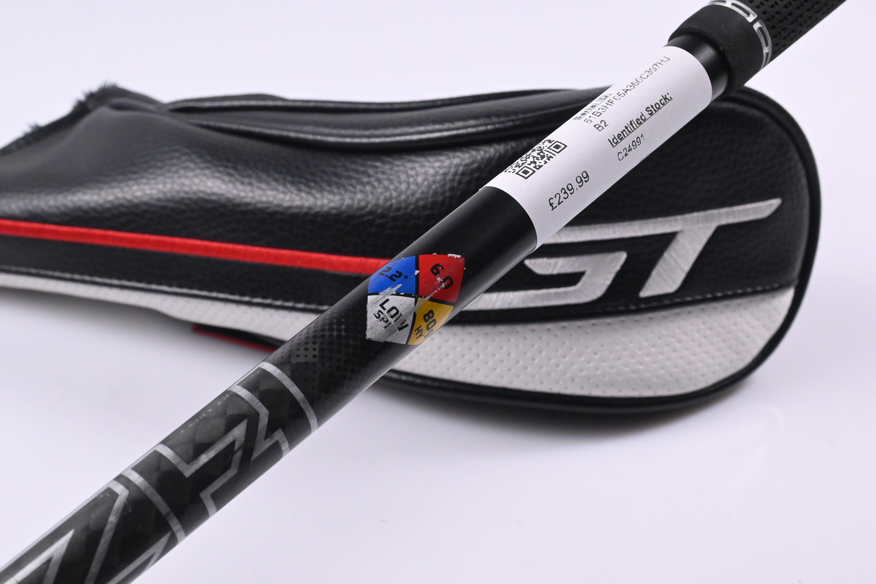 Titleist GT2 #3 Hybrid / 18 Degree / Stiff Flex HZRDUS Black 80 Shaft