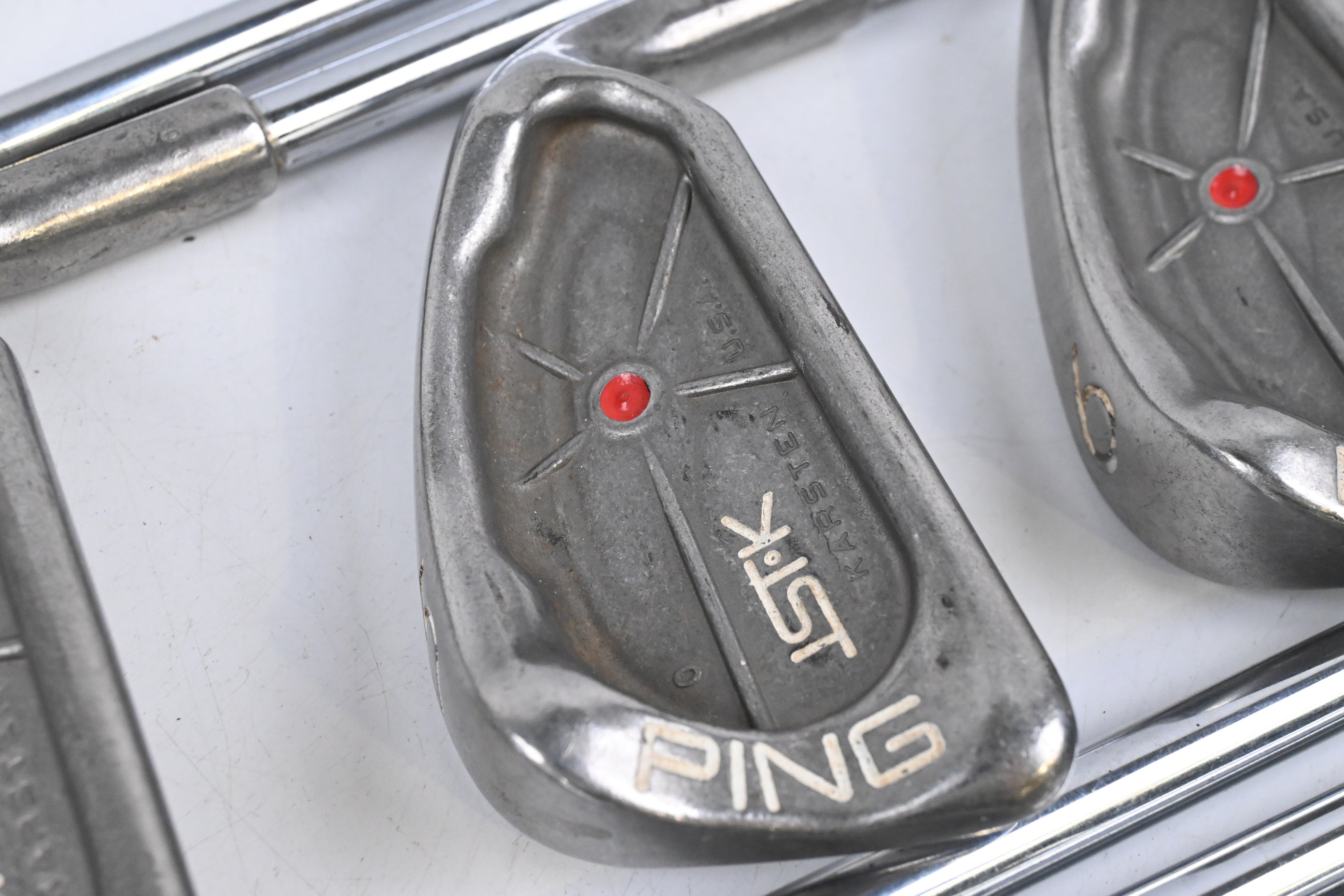 Ping ISI-K Irons / 3-PW+SW / Red Dot / Regular Flex Ping Cushin JZ Shafts
