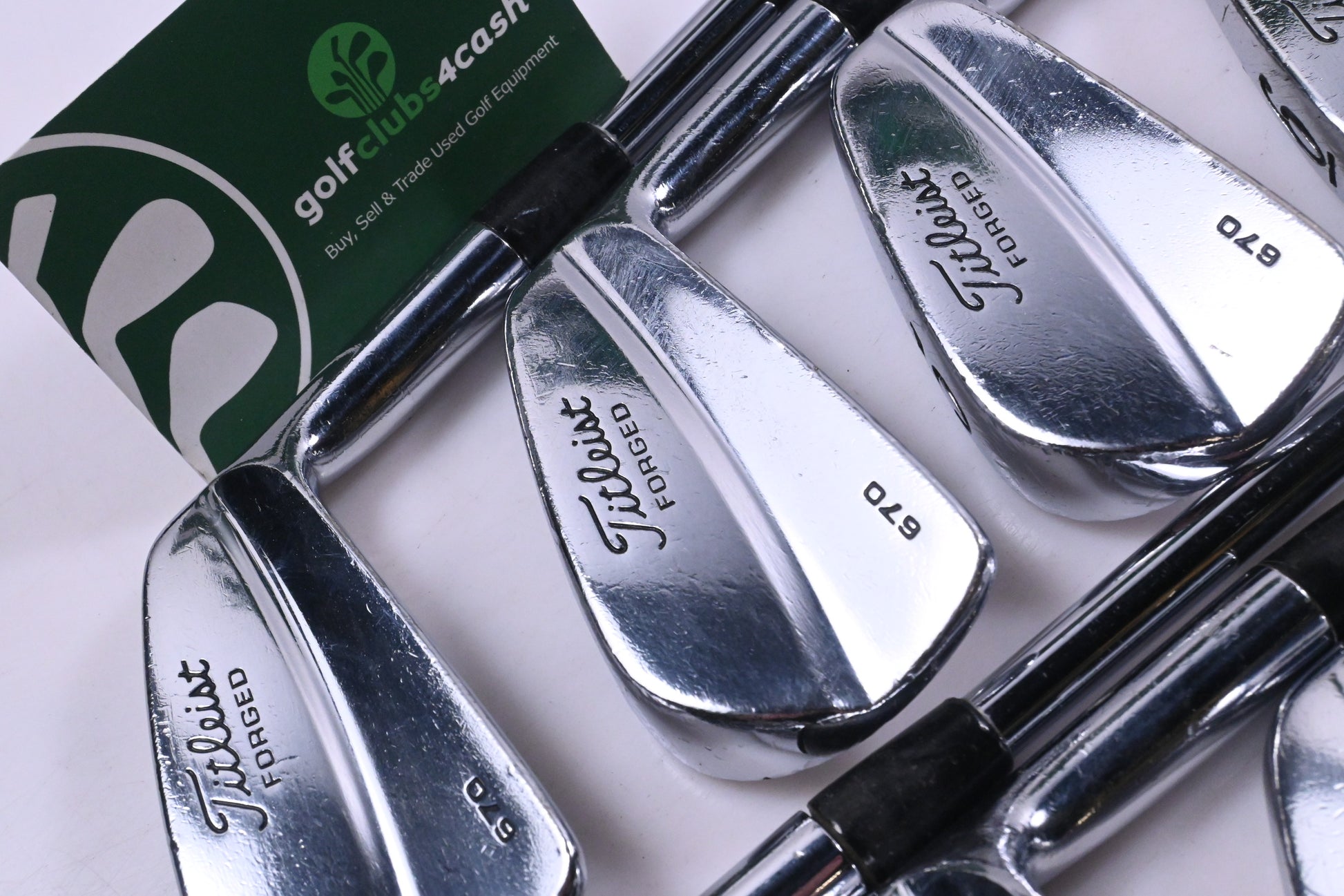 Titleist 670 Forged Irons / 3-PW / Stiff Flex Dynamic Gold S300 Shafts