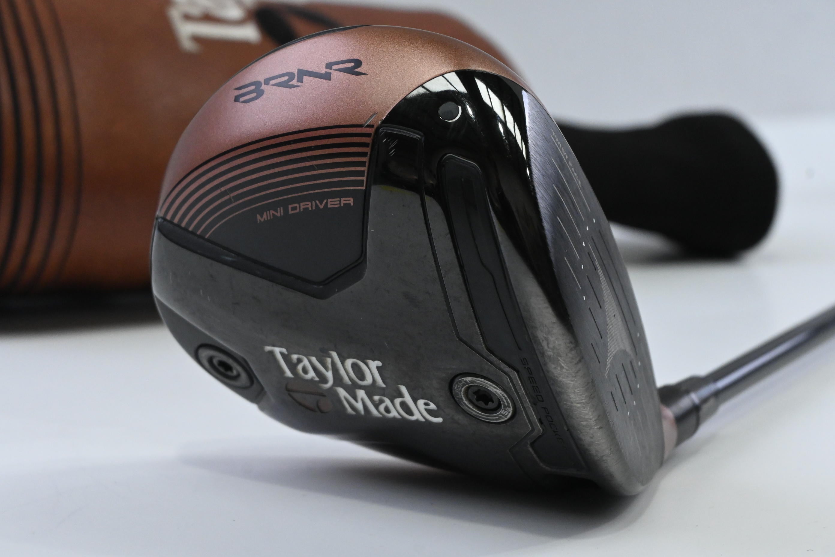 Taylormade BRNR Copper Mini Driver / 13.5 Degree / Regular Flex UST Lin-Q M40X