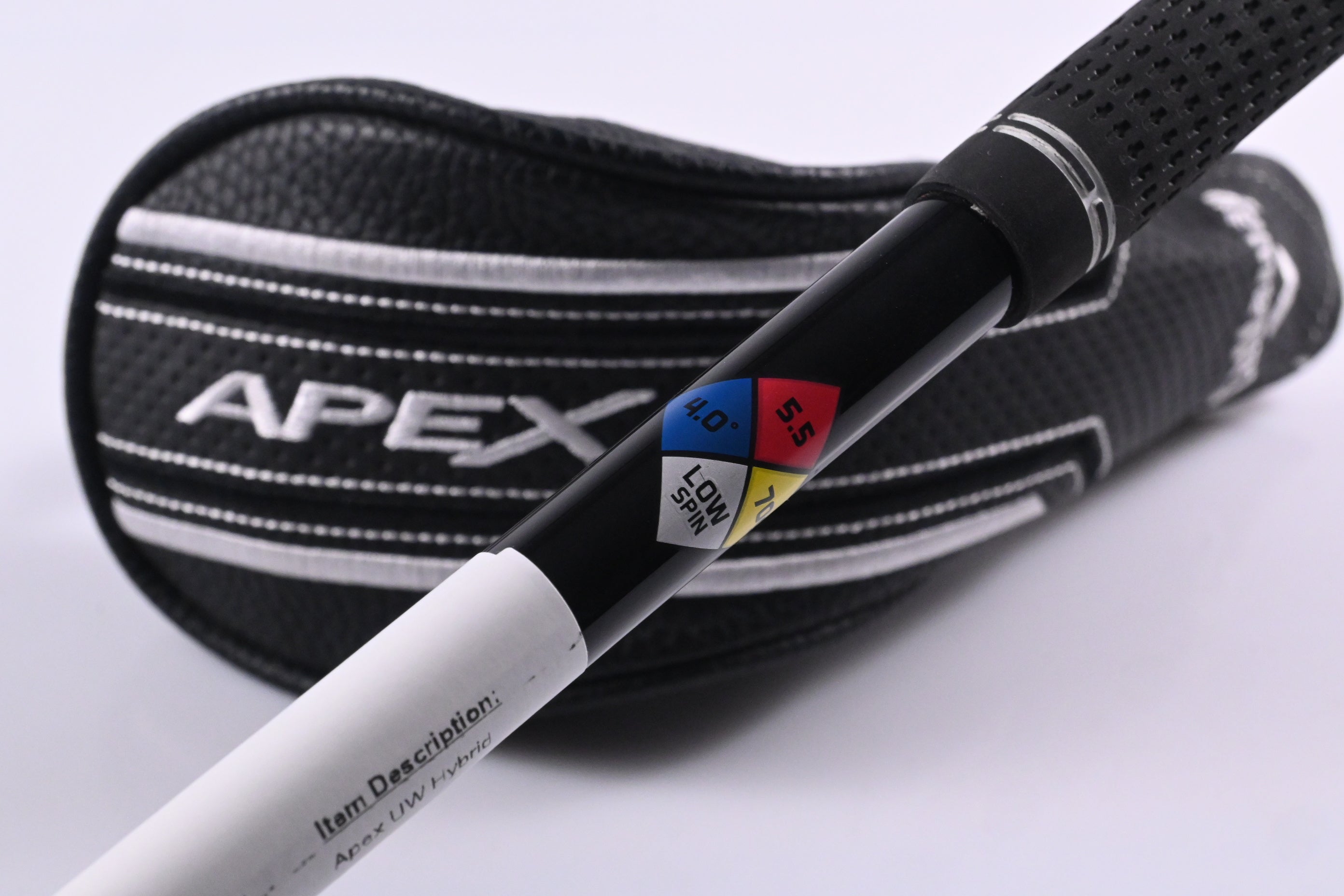 Callaway Apex UW #3 Hybrid / 19 Degree / Regular Flex HZRDUS Smoke Black RDX 70
