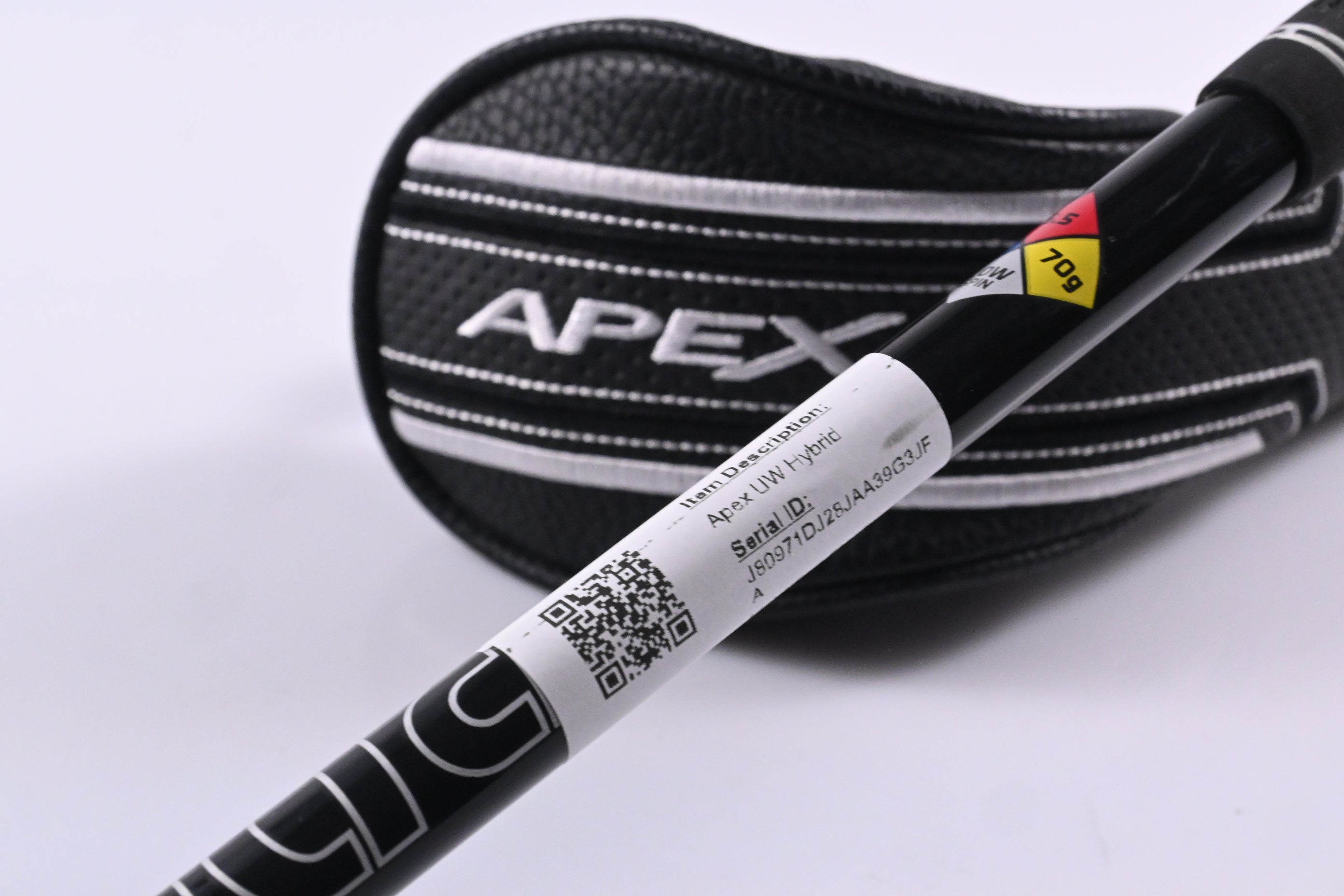 Callaway Apex UW #3 Hybrid / 19 Degree / Regular Flex HZRDUS Smoke Black RDX 70