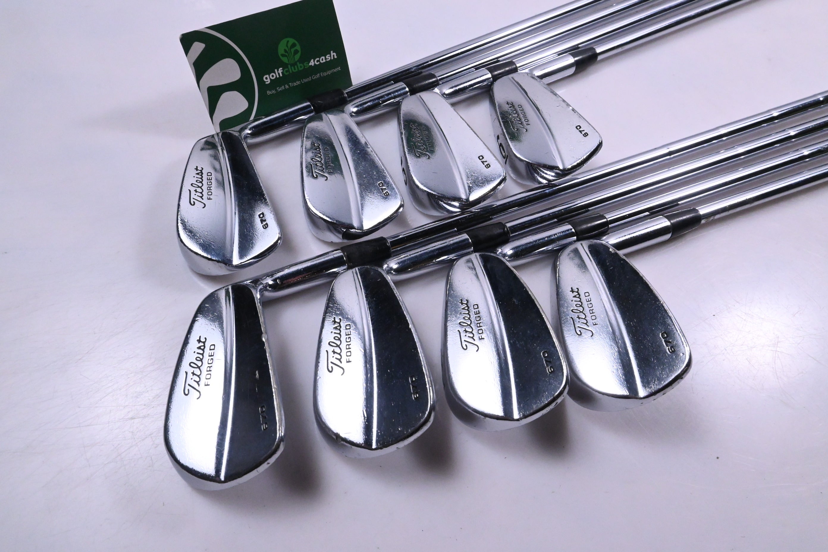 Titleist 670 Forged Irons / 3-PW / Stiff Flex Dynamic Gold S300 Shafts