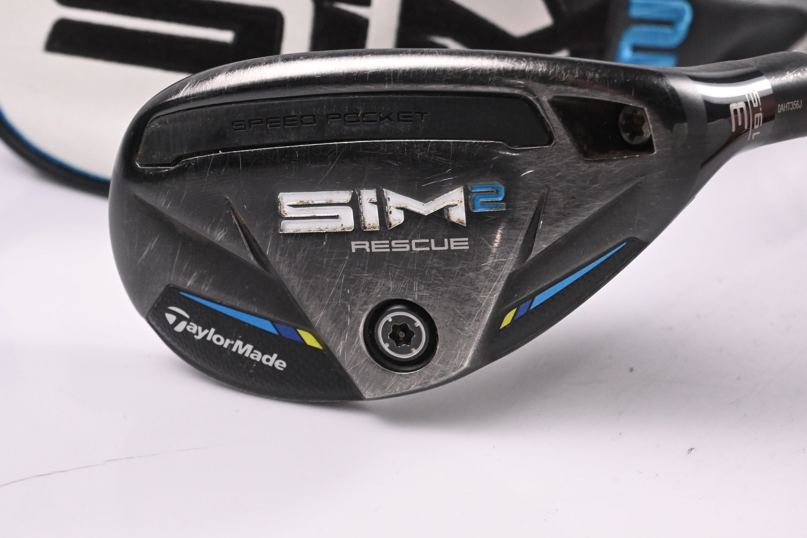 TaylorMade SIM2 #3 Hybrid / 19.5 Degree / Stiff Flex Tensei AV Raw Blue 80 Shaft