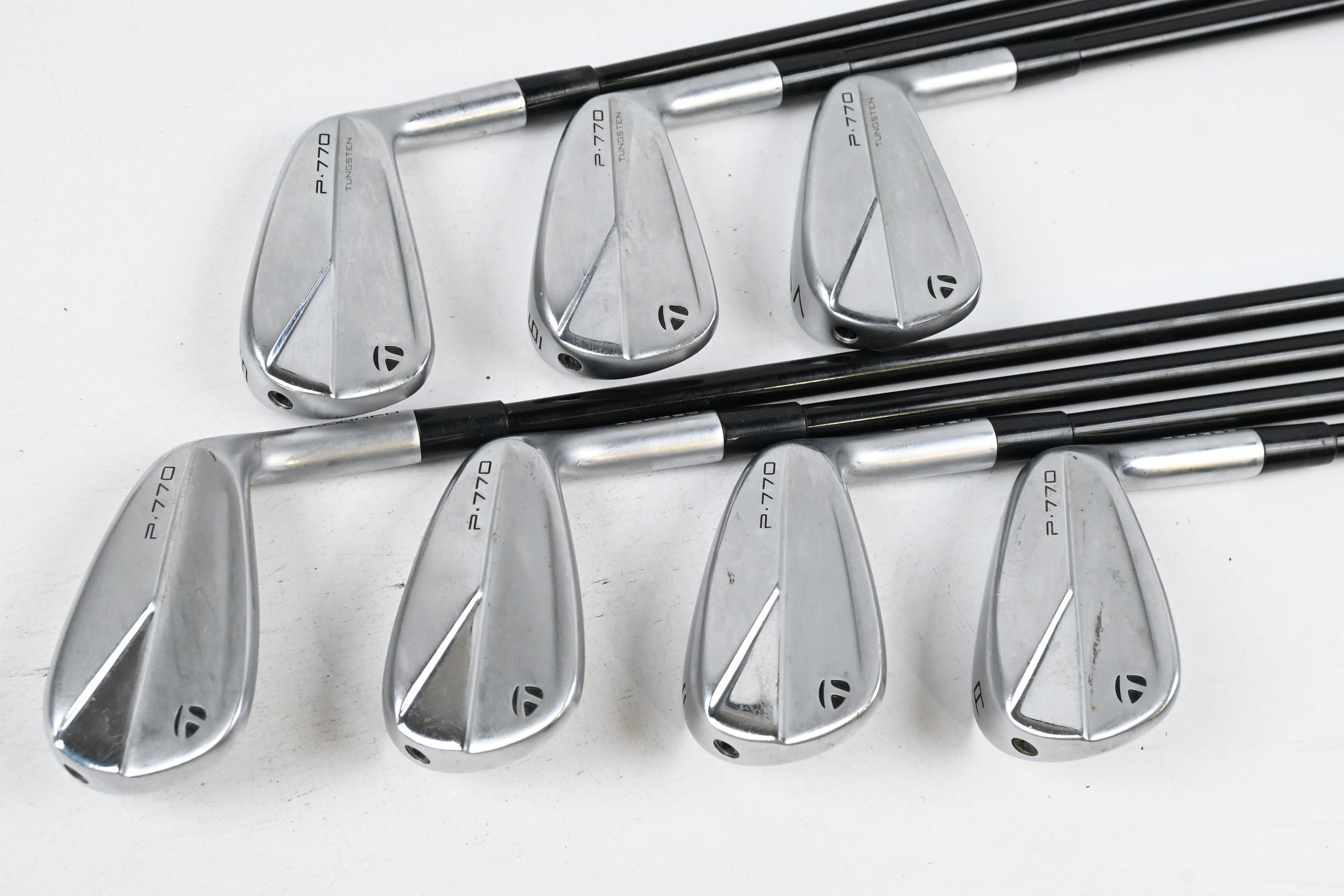 Taylormade P770 2023 Irons / 5-PW+GW / Stiff Flex MMT Black 105 Shafts
