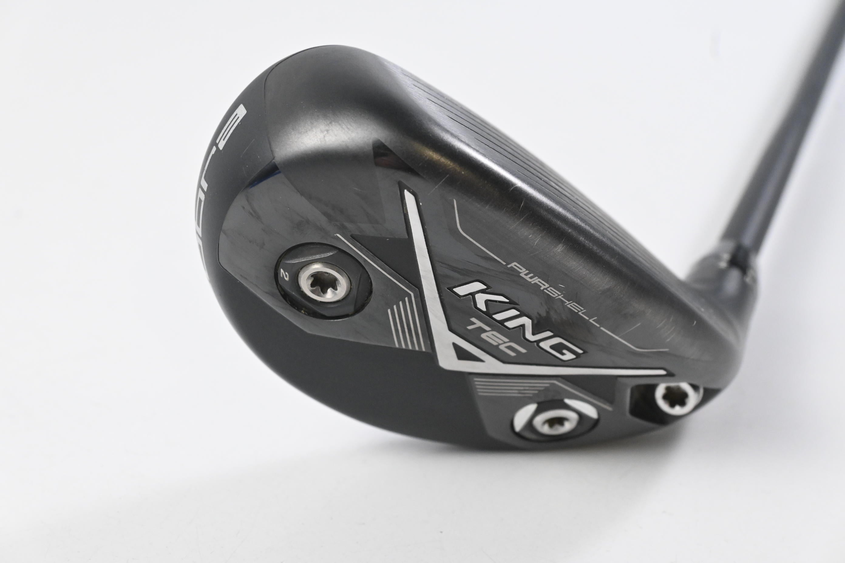 Cobra King Tec 2025 #4 Hybrid / 22 Degree / Stiff Flex MMT Black 80 Shaft