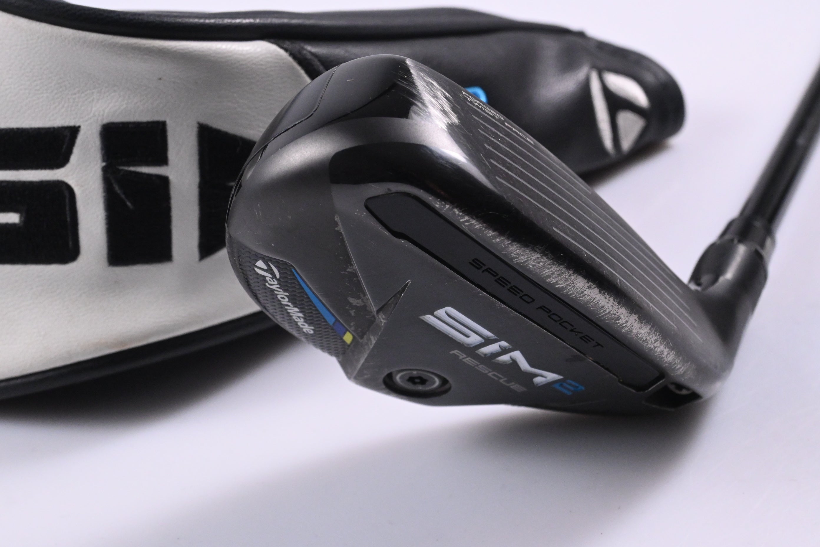 Taylormade SIM2 #3 Hybrid / 19.5 Degree / Stiff Flex Tensei AV Raw Blue 80 Shaft