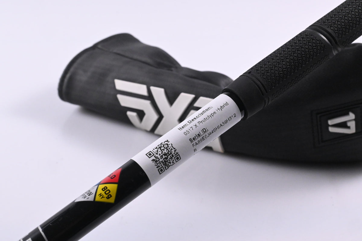 PXG 0317 X Prototype #2 Hybrid / 17 Degree / Stiff Flex HZRDUS Smoke Black RDX