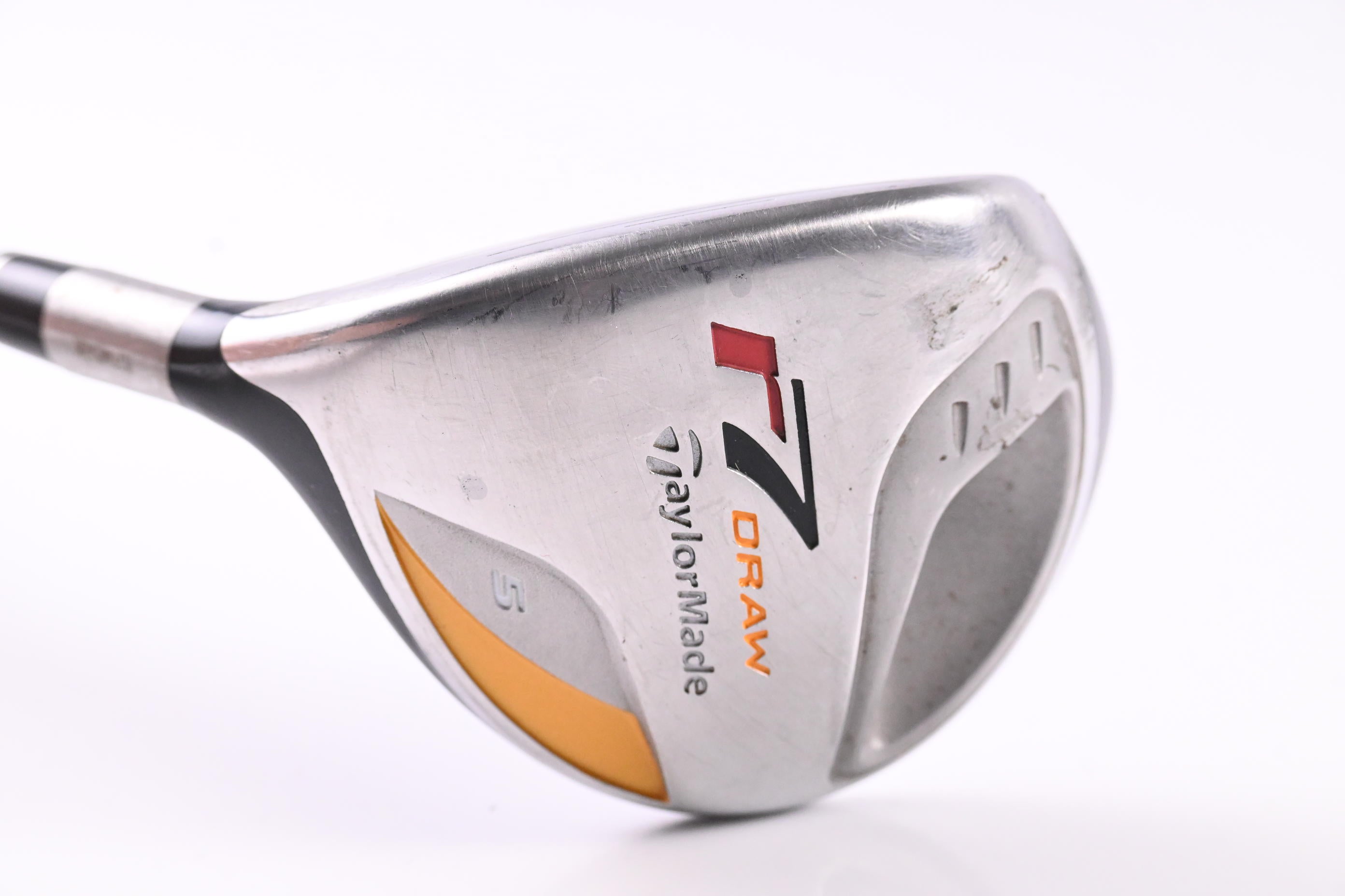 Left Hand Taylormade R7 Draw #5 Wood / 18 Degree / Stiff Flex REAX 55 Shaft