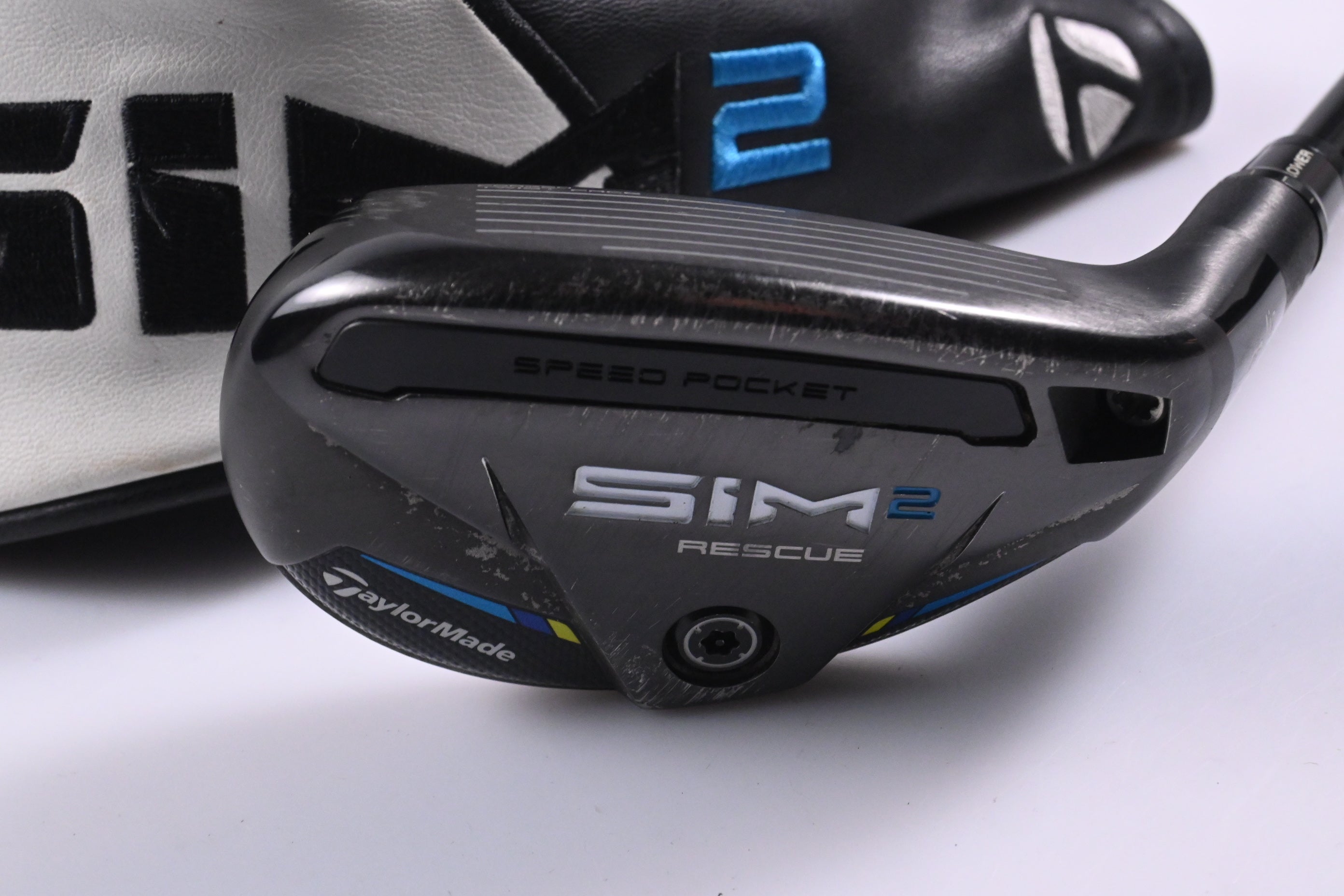 Taylormade SIM2 #3 Hybrid / 19.5 Degree / Stiff Flex Tensei AV Raw Blue 80 Shaft