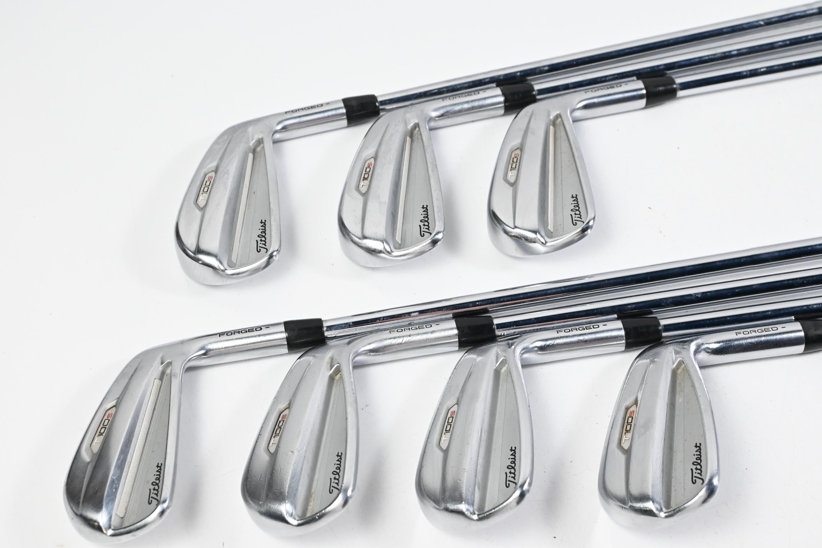 Titleist T100.S 2021 Irons / 4-PW / Stiff Flex AMT Tour White S300 Shafts