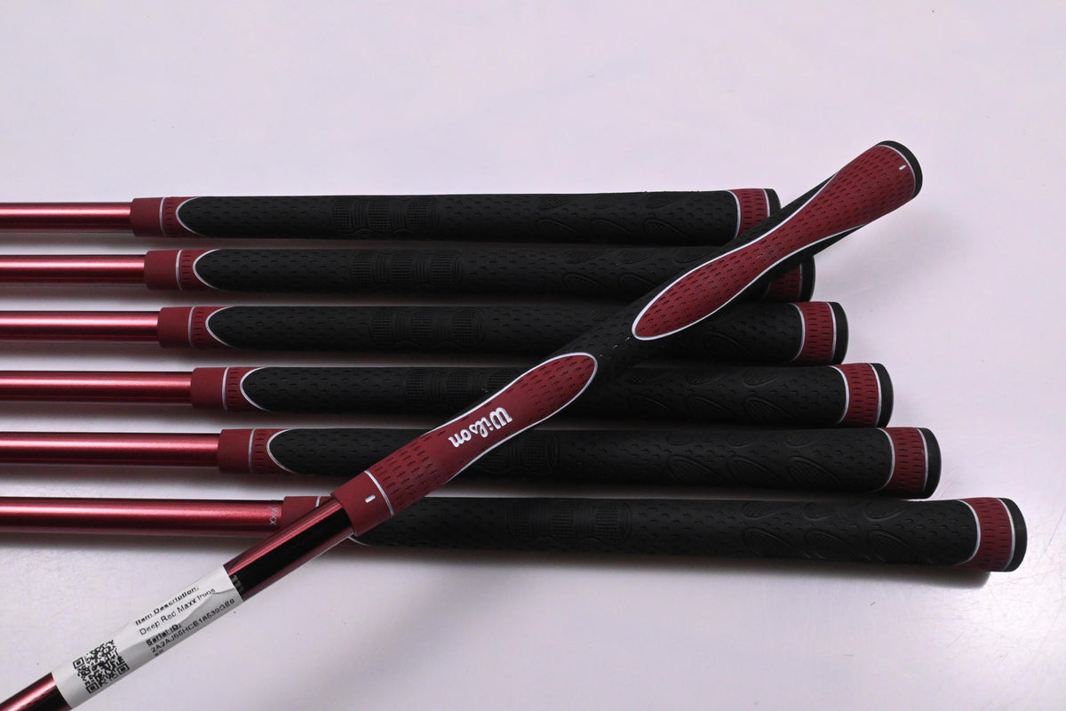 Wilson Deep Red Maxx Irons / 5-PW+SW / Regular Flex Wilson Shafts