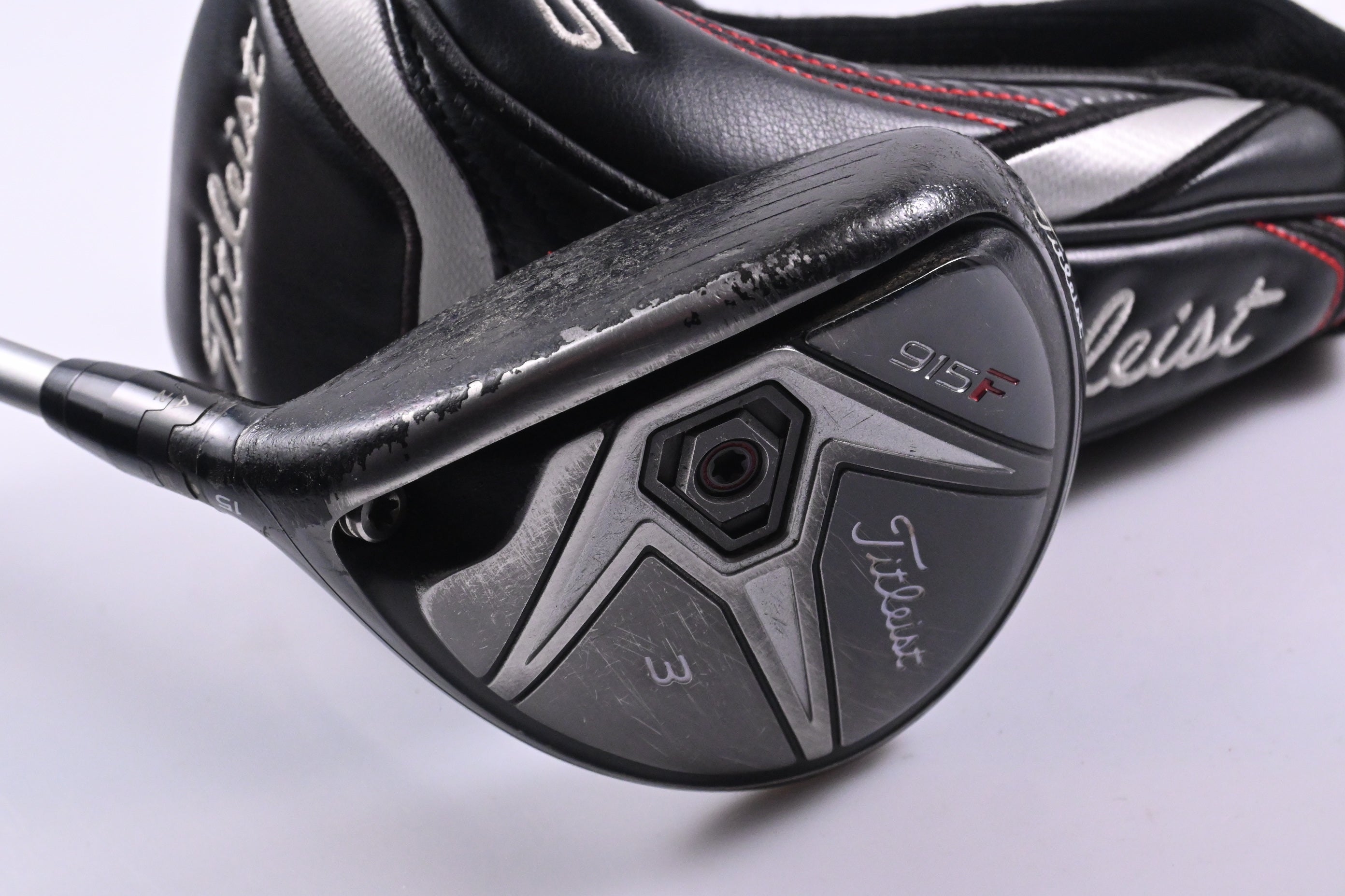 Left Hand Titleist 915 F #3 Wood / 15 Degree / Regular Flex Diamana S+ Blue 70