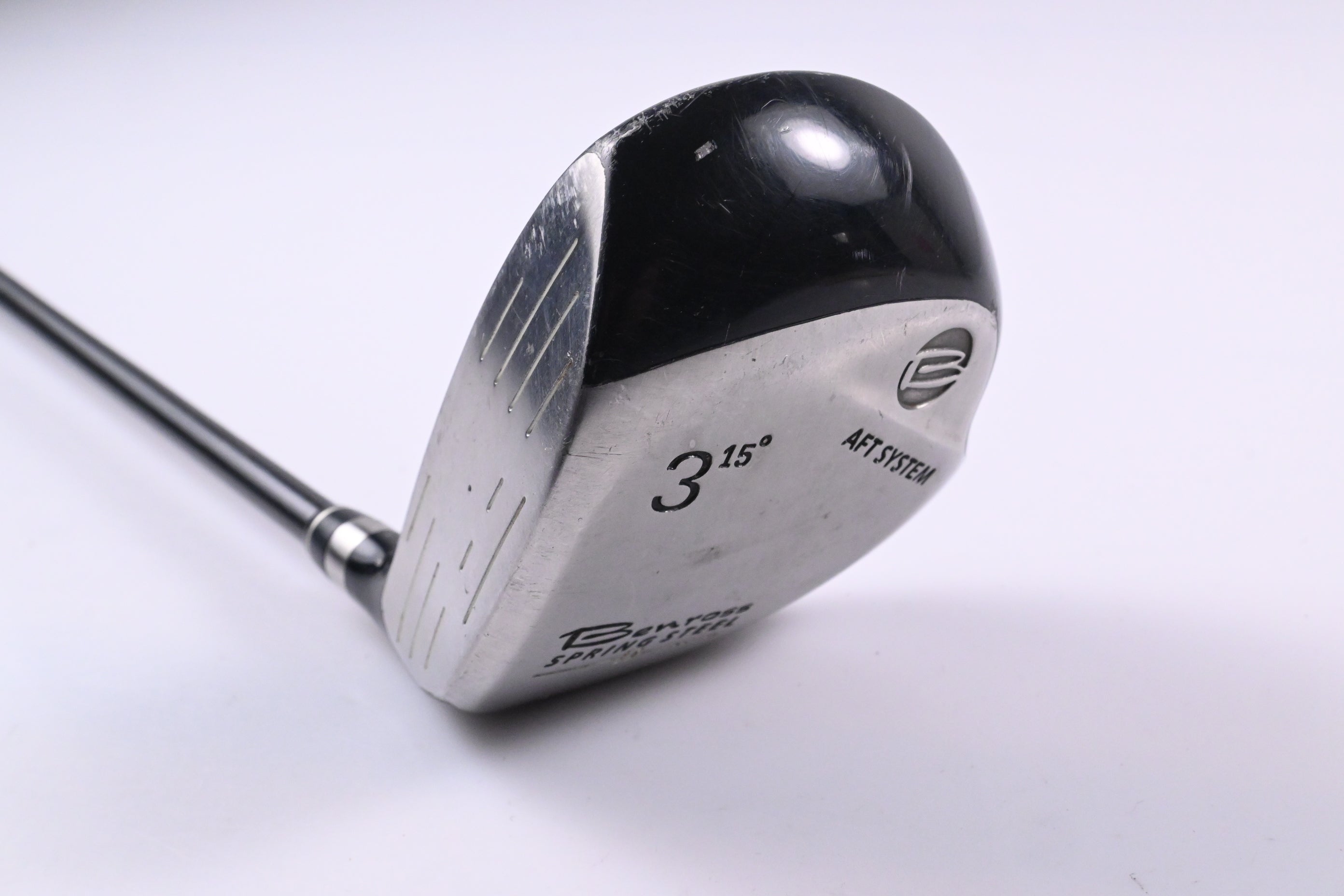 Left Hand Benross Spring Steel #3 Wood / 15 Degree / Regular Flex Graffaloy 65