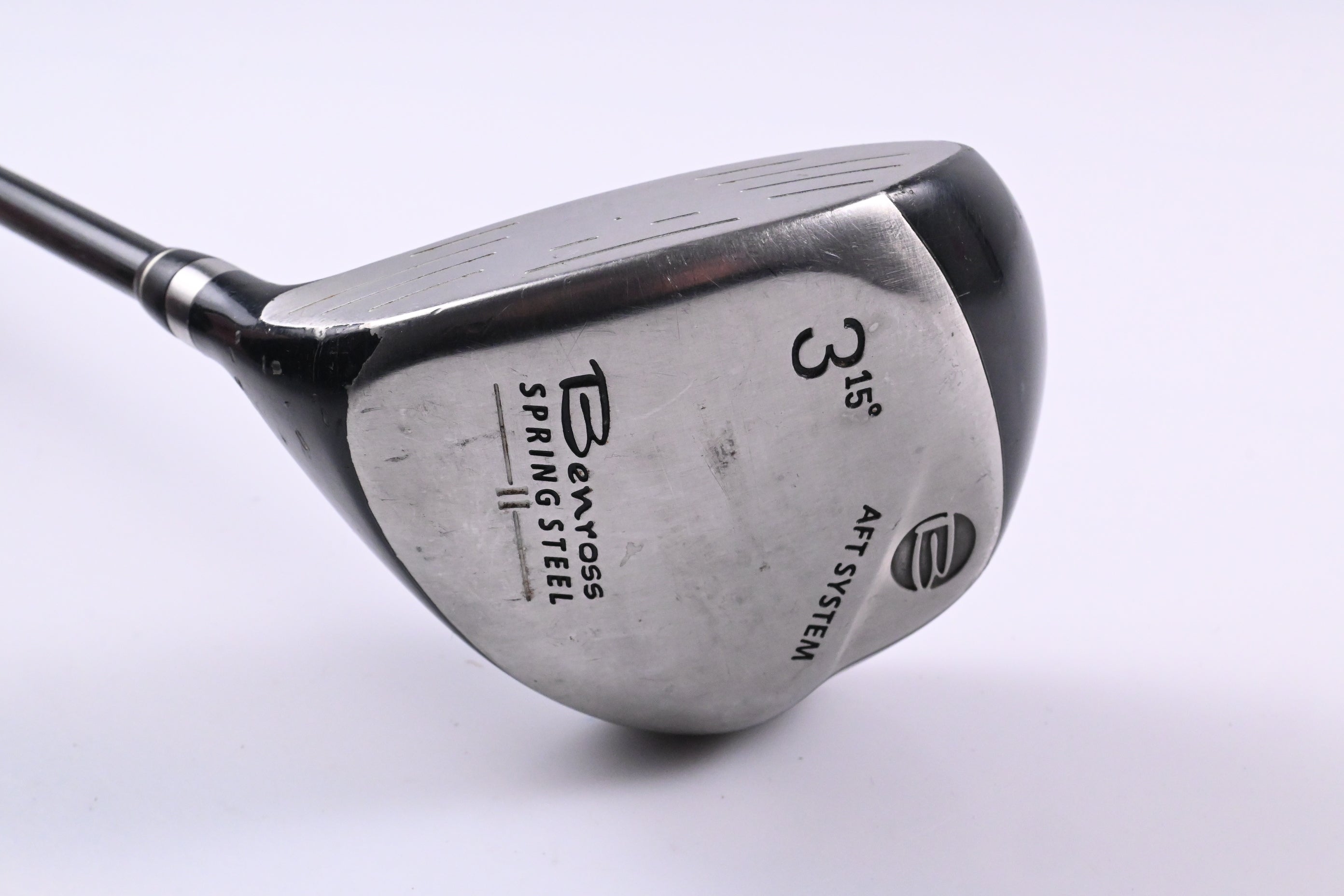 Left Hand Benross Spring Steel #3 Wood / 15 Degree / Regular Flex Graffaloy 65
