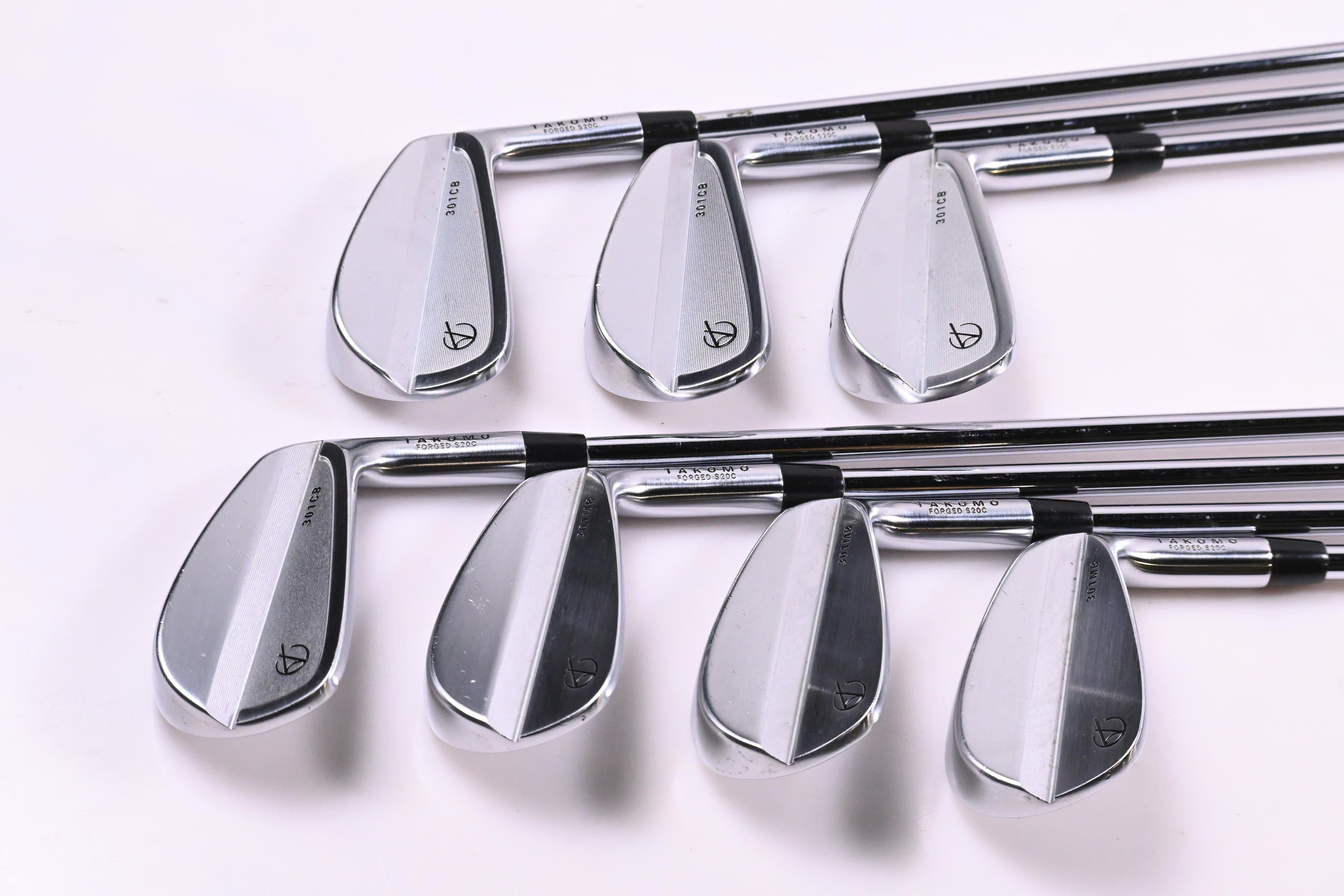 Takomo 301 CB/MB Irons / 4-PW / Regular Flex KBS MAX 80 Shafts
